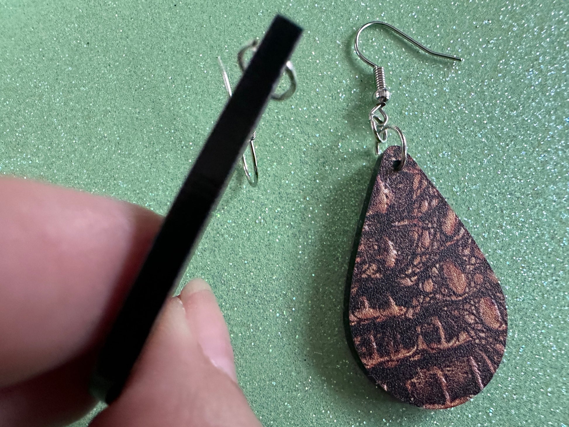 Faux Crocodile Skin Earrings: Laser Cut Acrylic Alligators, Reptile, Animals, Scales, Animal Print, Crocodiles, Best Gifts for Her/Him/Them