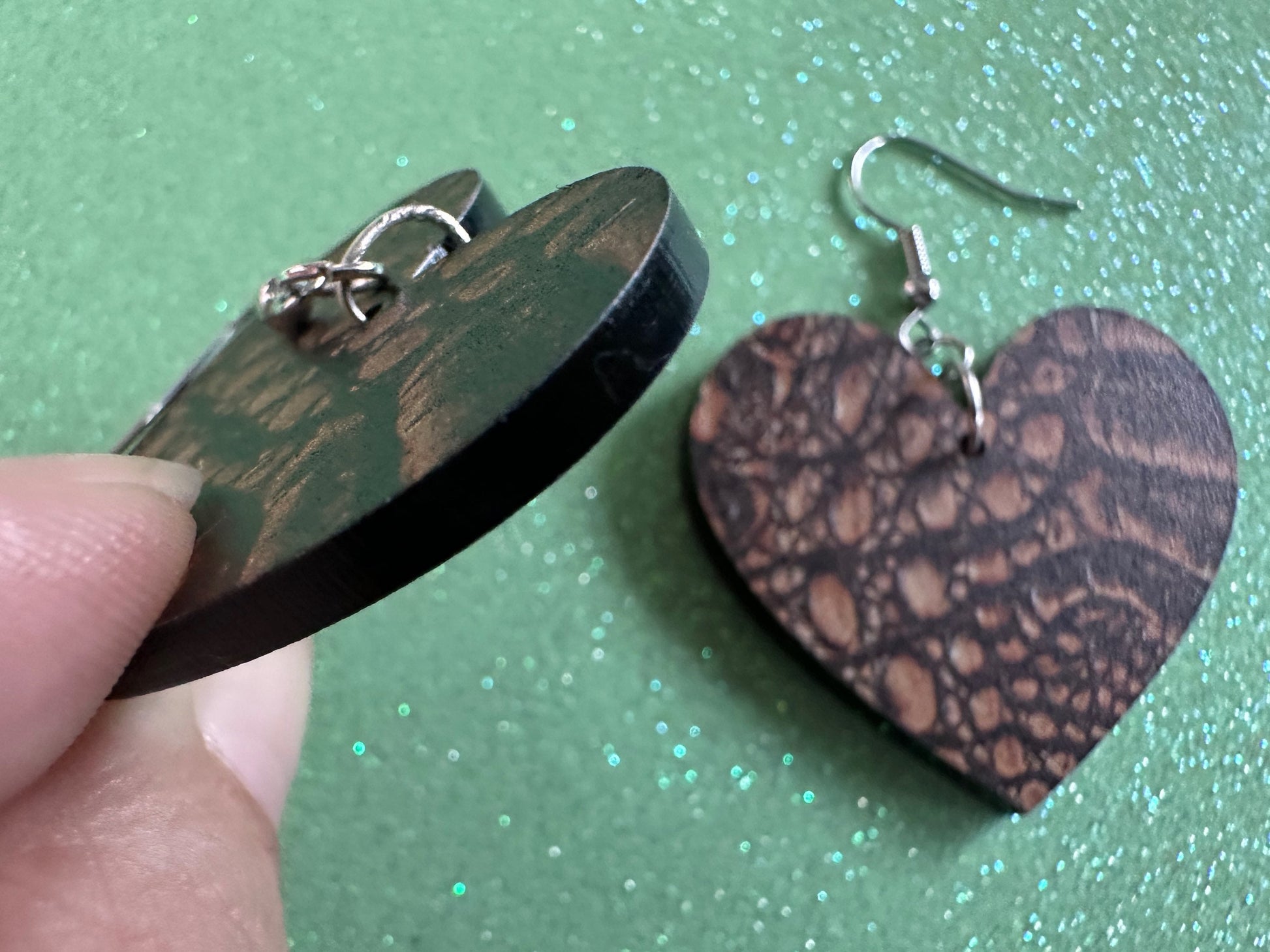 Faux Crocodile Skin Earrings: Laser Cut Acrylic Alligators, Reptile, Animals, Scales, Animal Print, Crocodiles, Best Gifts for Her/Him/Them