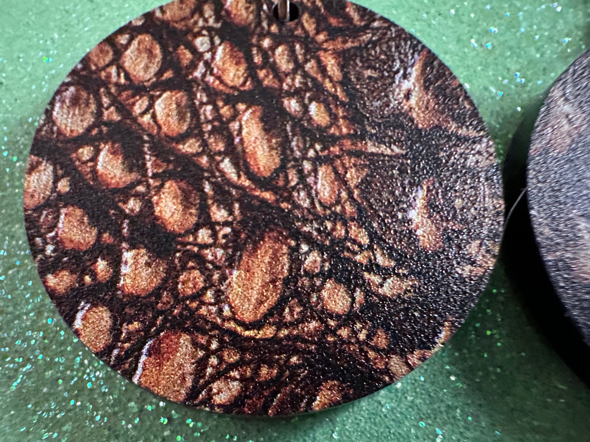 Faux Crocodile Skin Earrings: Laser Cut Acrylic Alligators, Reptile, Animals, Scales, Animal Print, Crocodiles, Best Gifts for Her/Him/Them