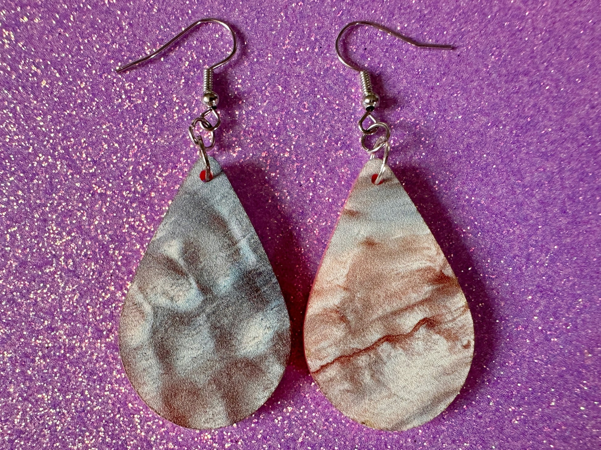 Faux Mother of Pearl Earrings: Laser Cut Acrylic Pearls, Oyster, Shells, Mollusks, Ocean Animals, Sea, Shell, Best Gifts for Her/Him/Them