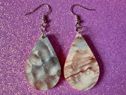 Faux Mother of Pearl Earrings: Laser Cut Acrylic Pearls, Oyster, Shells, Mollusks, Ocean Animals, Sea, Shell, Best Gifts for Her/Him/Them