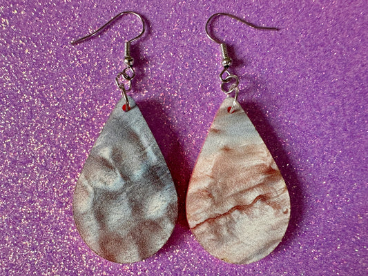 Faux Mother of Pearl Earrings: Laser Cut Acrylic Pearls, Oyster, Shells, Mollusks, Ocean Animals, Sea, Shell, Best Gifts for Her/Him/Them