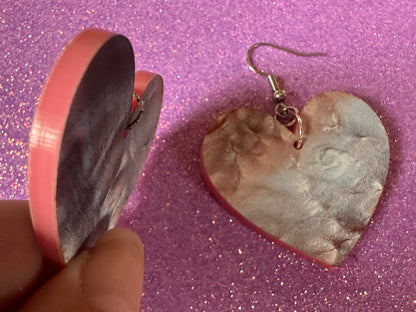 Faux Mother of Pearl Earrings: Laser Cut Acrylic Pearls, Oyster, Shells, Mollusks, Ocean Animals, Sea, Shell, Best Gifts for Her/Him/Them