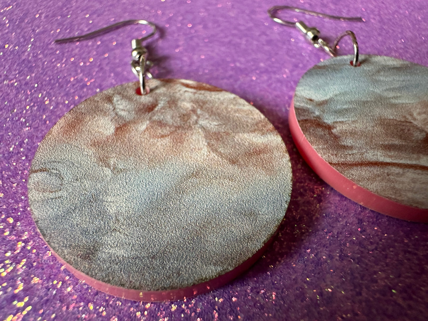 Faux Mother of Pearl Earrings: Laser Cut Acrylic Pearls, Oyster, Shells, Mollusks, Ocean Animals, Sea, Shell, Best Gifts for Her/Him/Them