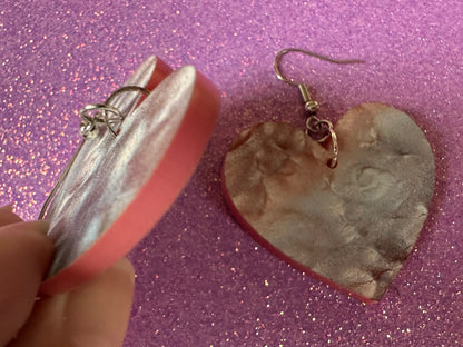Faux Mother of Pearl Earrings: Laser Cut Acrylic Pearls, Oyster, Shells, Mollusks, Ocean Animals, Sea, Shell, Best Gifts for Her/Him/Them