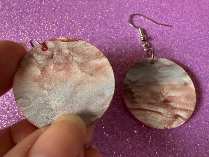 Faux Mother of Pearl Earrings: Laser Cut Acrylic Pearls, Oyster, Shells, Mollusks, Ocean Animals, Sea, Shell, Best Gifts for Her/Him/Them