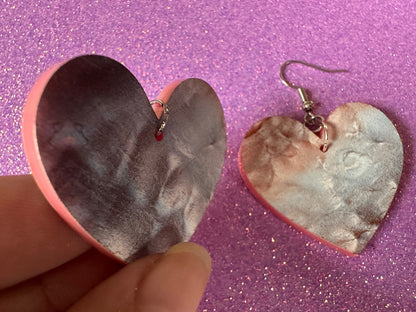 Faux Mother of Pearl Earrings: Laser Cut Acrylic Pearls, Oyster, Shells, Mollusks, Ocean Animals, Sea, Shell, Best Gifts for Her/Him/Them