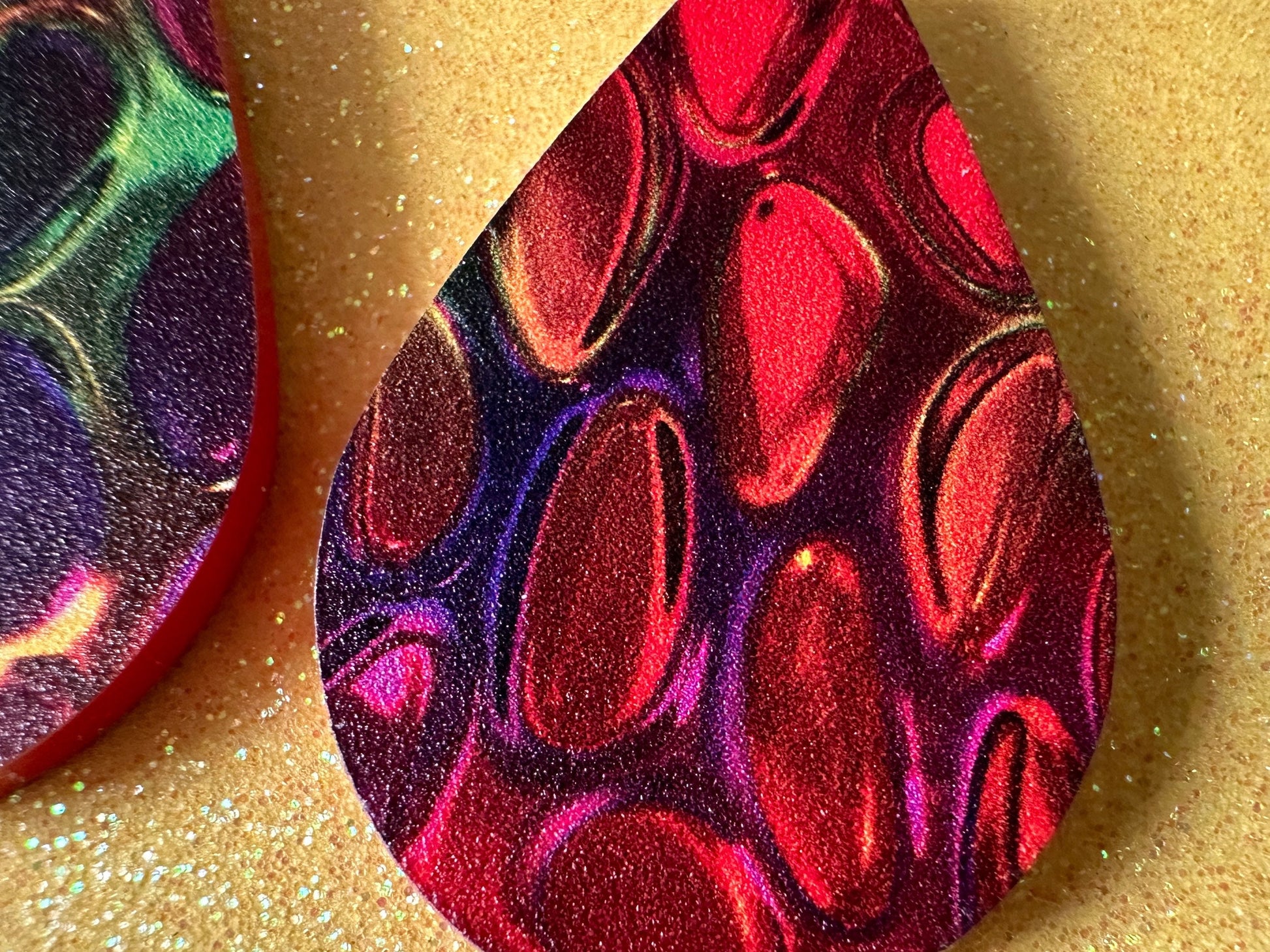 Faux Snake Skin Earrings: Laser Cut Acrylic Snake Skin, Reptile, Rainbow, Halloween, Fashion, Snake Scales, Boa, Best Gifts for Her/Him/Them
