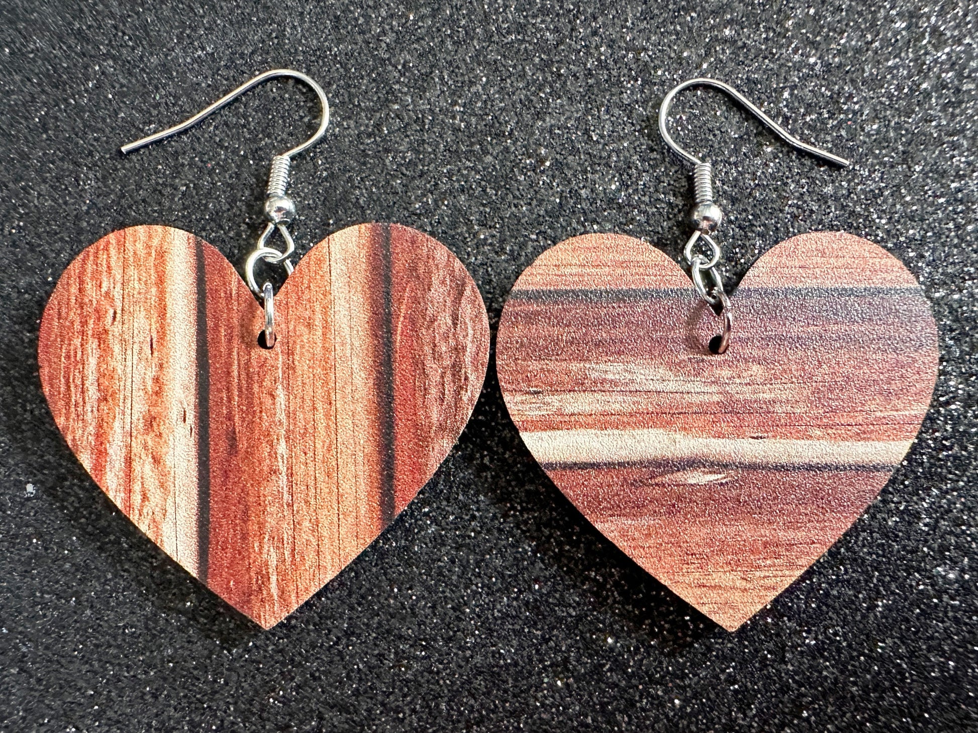 Faux Wood Earrings: Laser Cut Acrylic Imtation Wood, Wood Veneer, Wooden Earrings, Parquet, Remodel, DIY, Tree, Wood, Gifts for Her/Him/Them