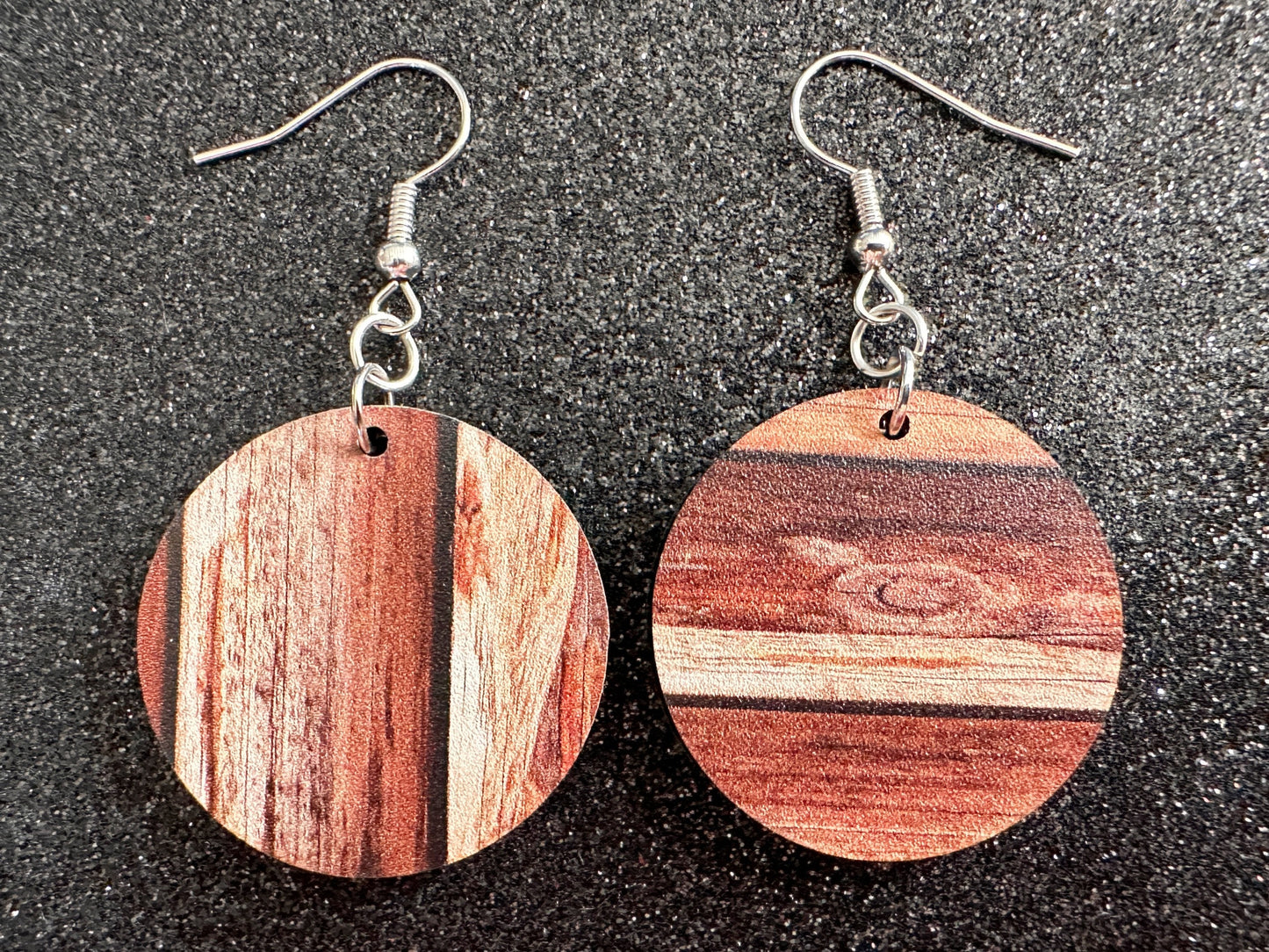 Faux Wood Earrings: Laser Cut Acrylic Imtation Wood, Wood Veneer, Wooden Earrings, Parquet, Remodel, DIY, Tree, Wood, Gifts for Her/Him/Them