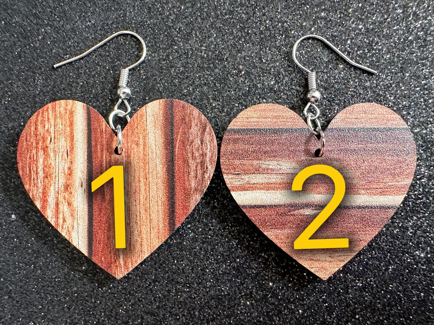 Faux Wood Earrings: Laser Cut Acrylic Imtation Wood, Wood Veneer, Wooden Earrings, Parquet, Remodel, DIY, Tree, Wood, Gifts for Her/Him/Them