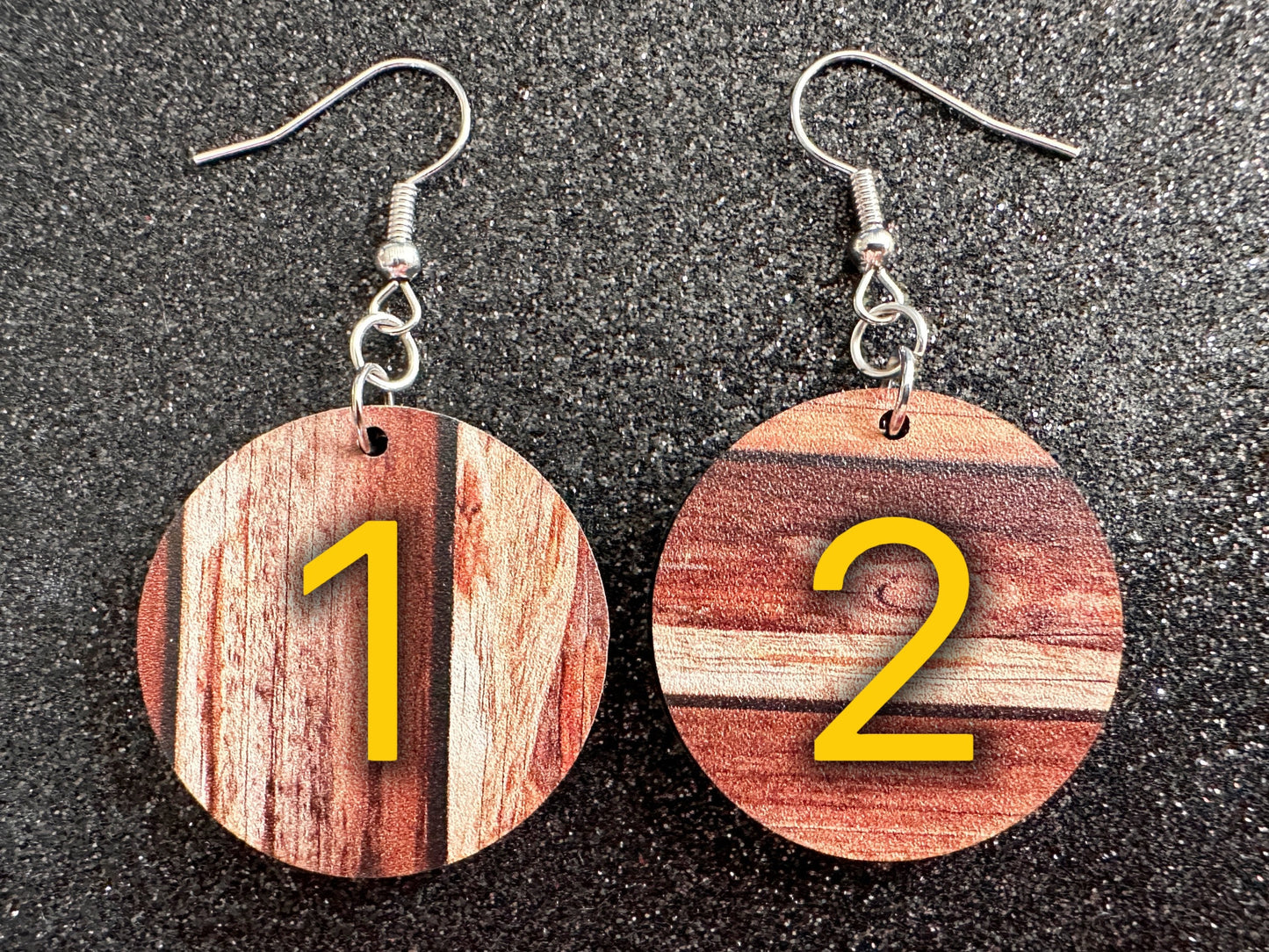 Faux Wood Earrings: Laser Cut Acrylic Imtation Wood, Wood Veneer, Wooden Earrings, Parquet, Remodel, DIY, Tree, Wood, Gifts for Her/Him/Them