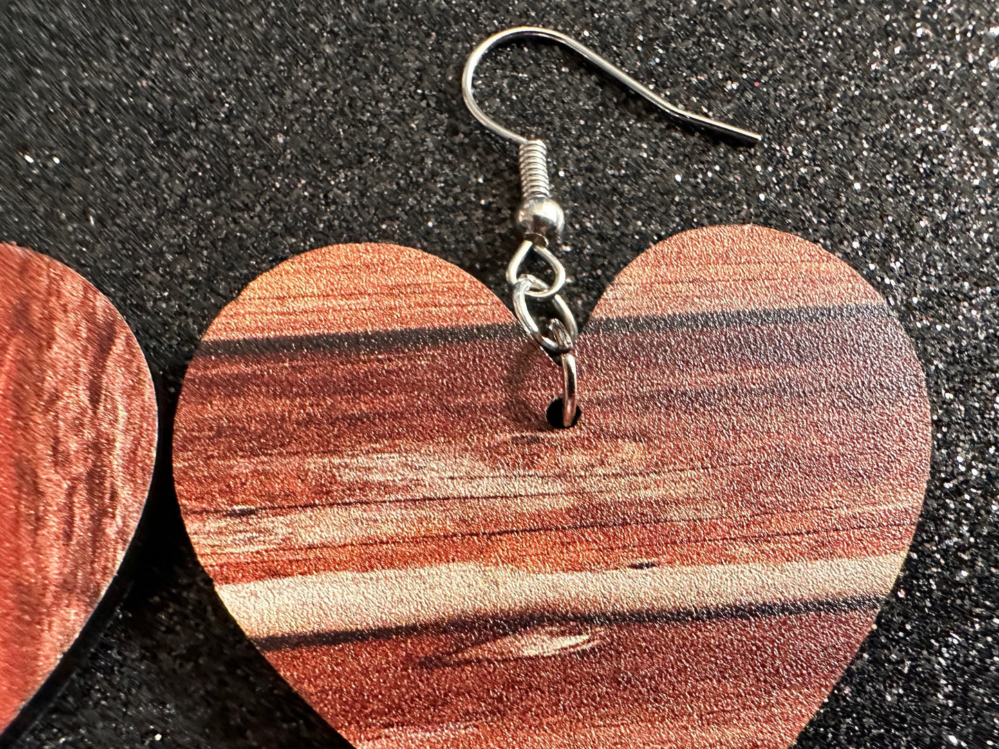 Faux Wood Earrings: Laser Cut Acrylic Imtation Wood, Wood Veneer, Wooden Earrings, Parquet, Remodel, DIY, Tree, Wood, Gifts for Her/Him/Them