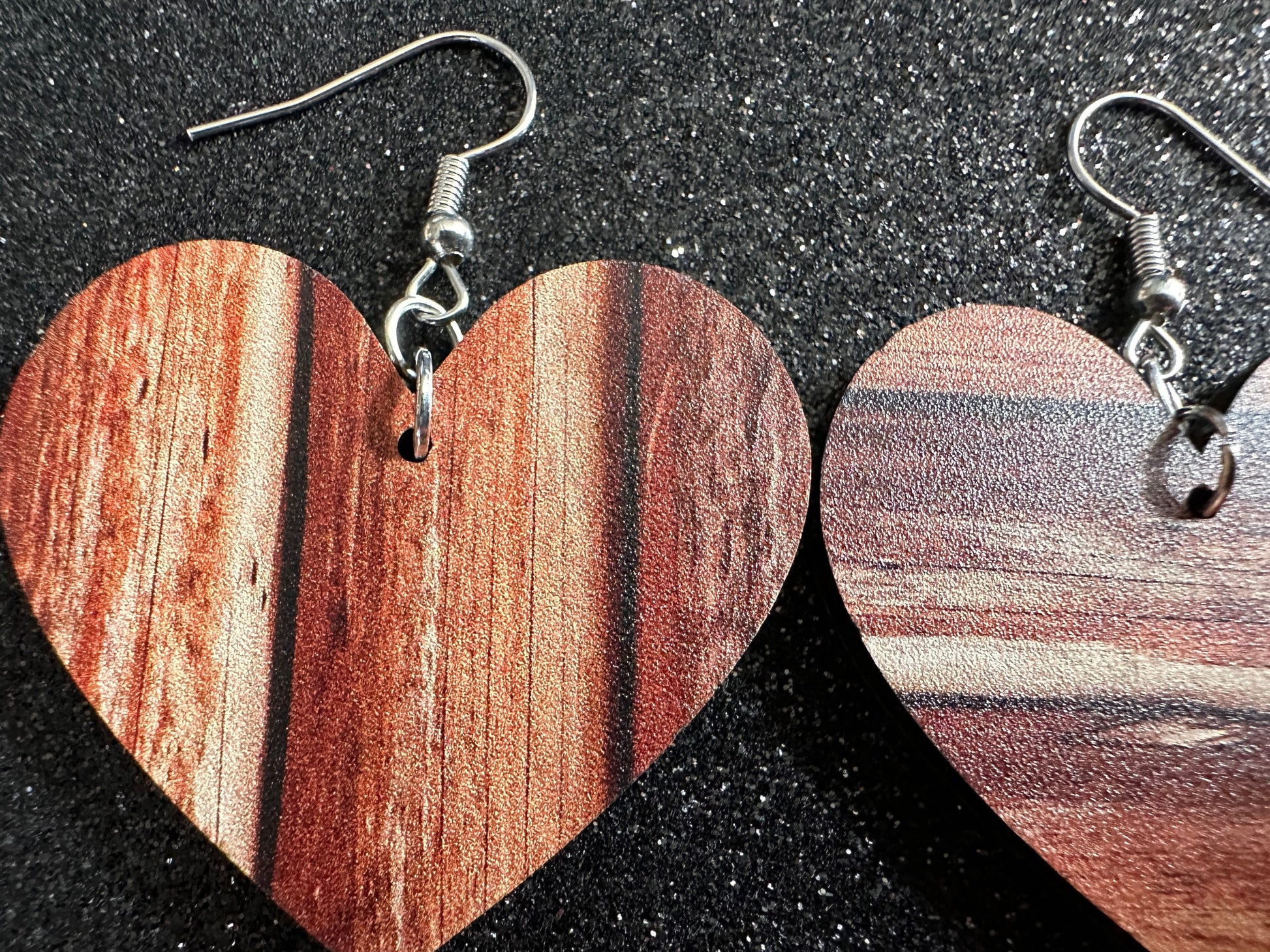 Faux Wood Earrings: Laser Cut Acrylic Imtation Wood, Wood Veneer, Wooden Earrings, Parquet, Remodel, DIY, Tree, Wood, Gifts for Her/Him/Them