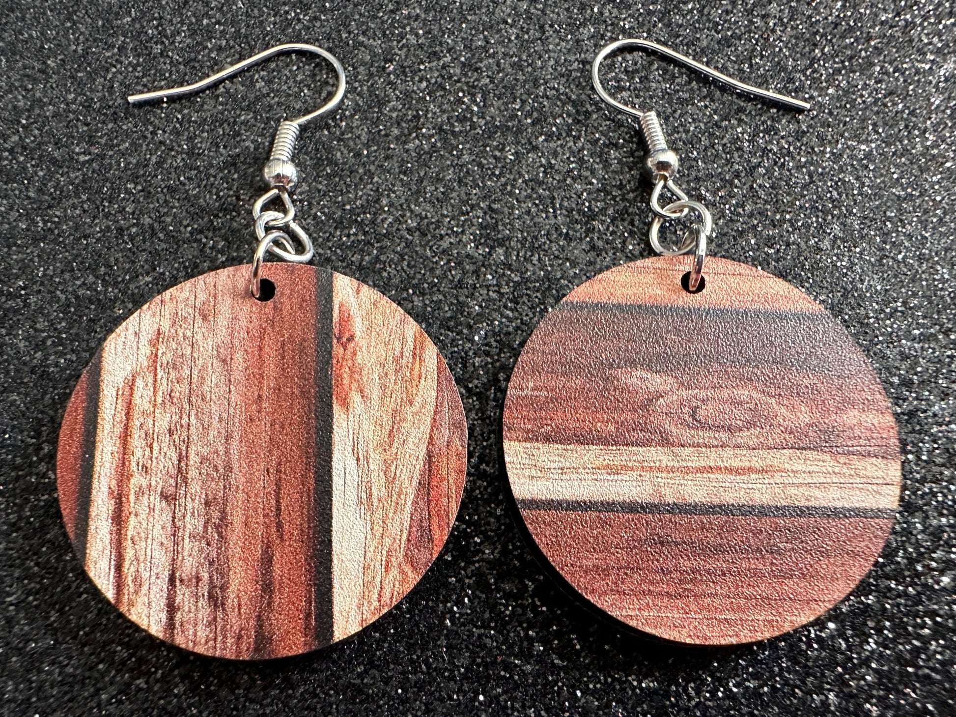 Faux Wood Earrings: Laser Cut Acrylic Imtation Wood, Wood Veneer, Wooden Earrings, Parquet, Remodel, DIY, Tree, Wood, Gifts for Her/Him/Them