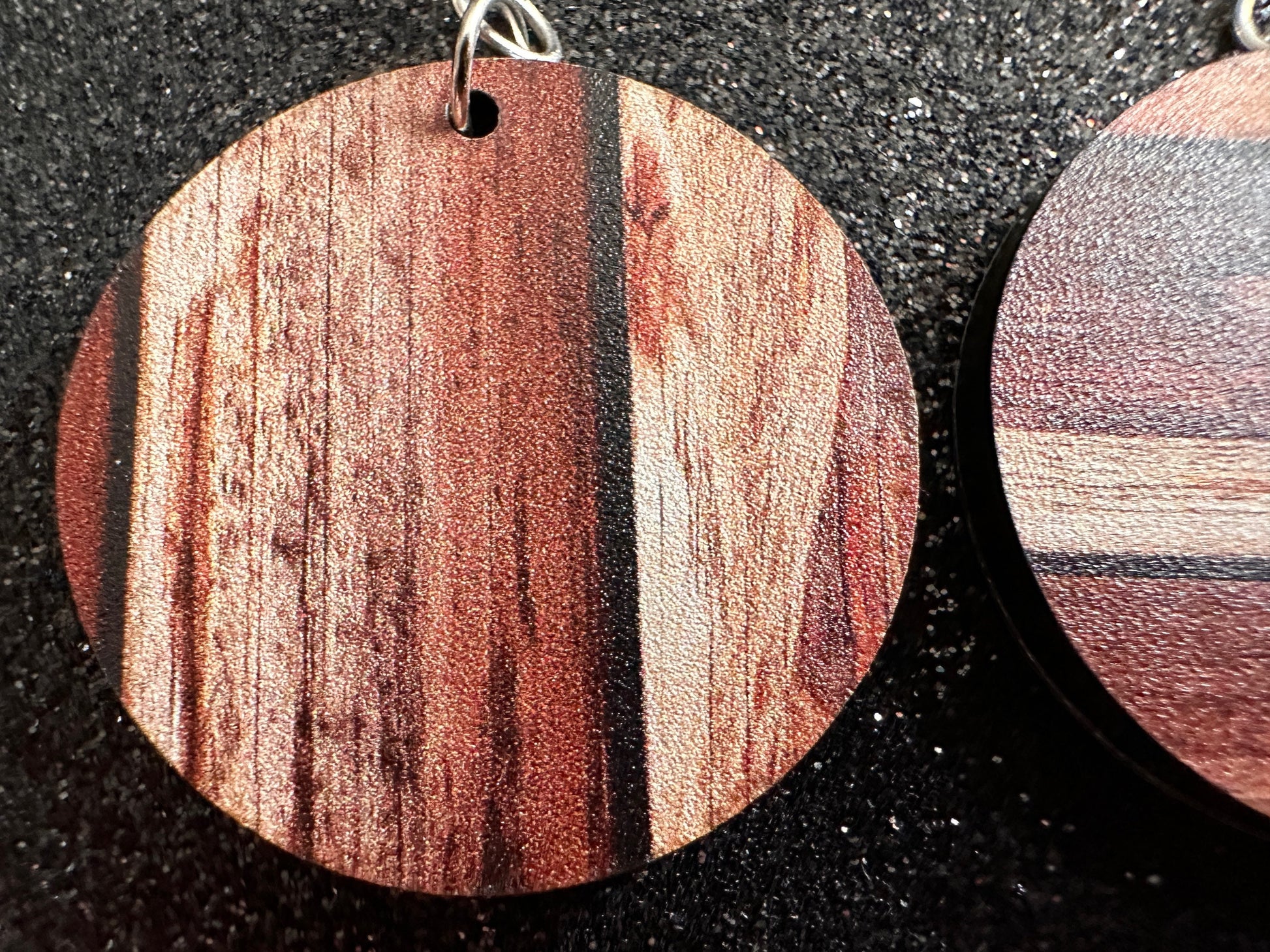 Faux Wood Earrings: Laser Cut Acrylic Imtation Wood, Wood Veneer, Wooden Earrings, Parquet, Remodel, DIY, Tree, Wood, Gifts for Her/Him/Them