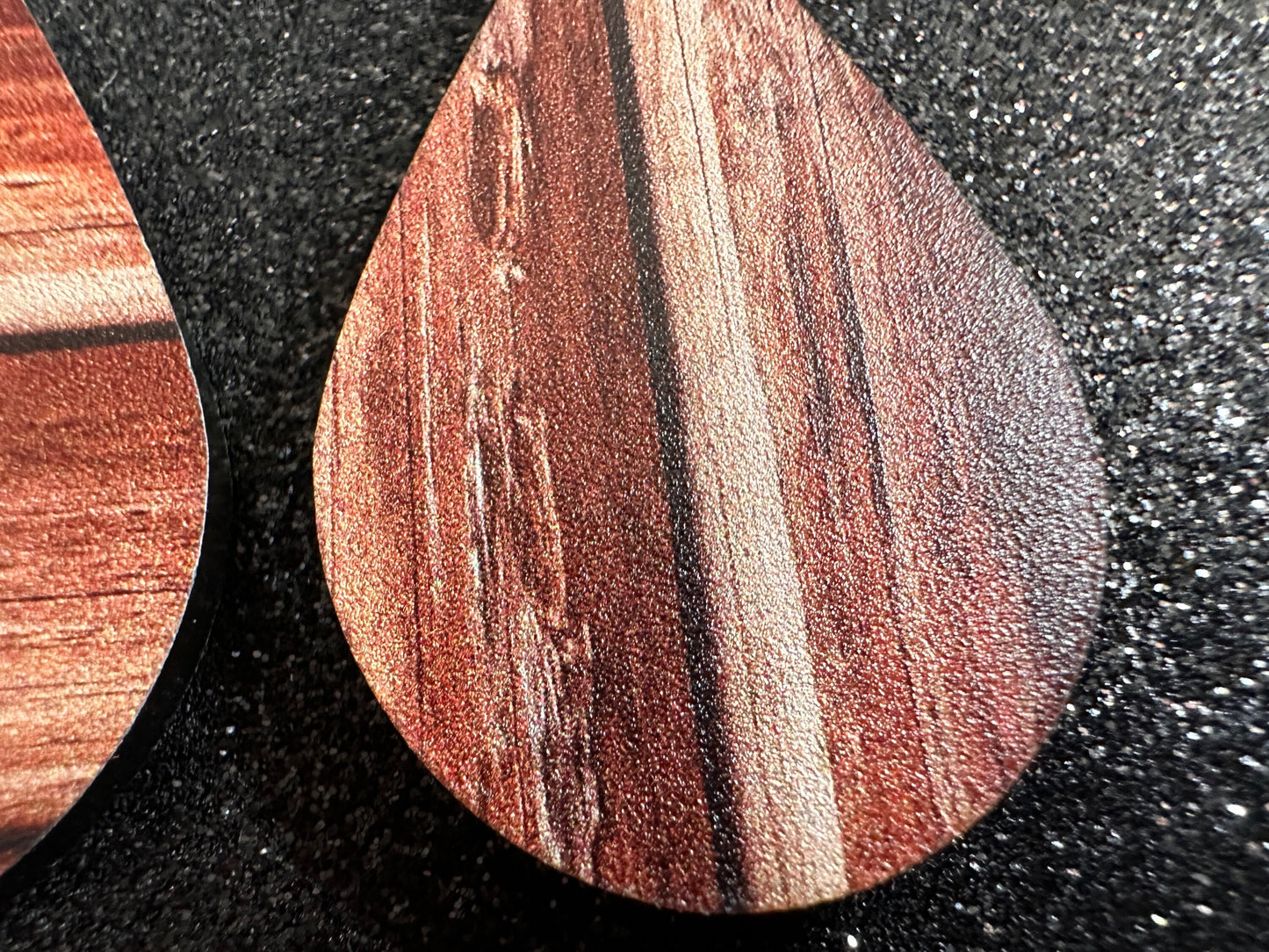 Faux Wood Earrings: Laser Cut Acrylic Imtation Wood, Wood Veneer, Wooden Earrings, Parquet, Remodel, DIY, Tree, Wood, Gifts for Her/Him/Them
