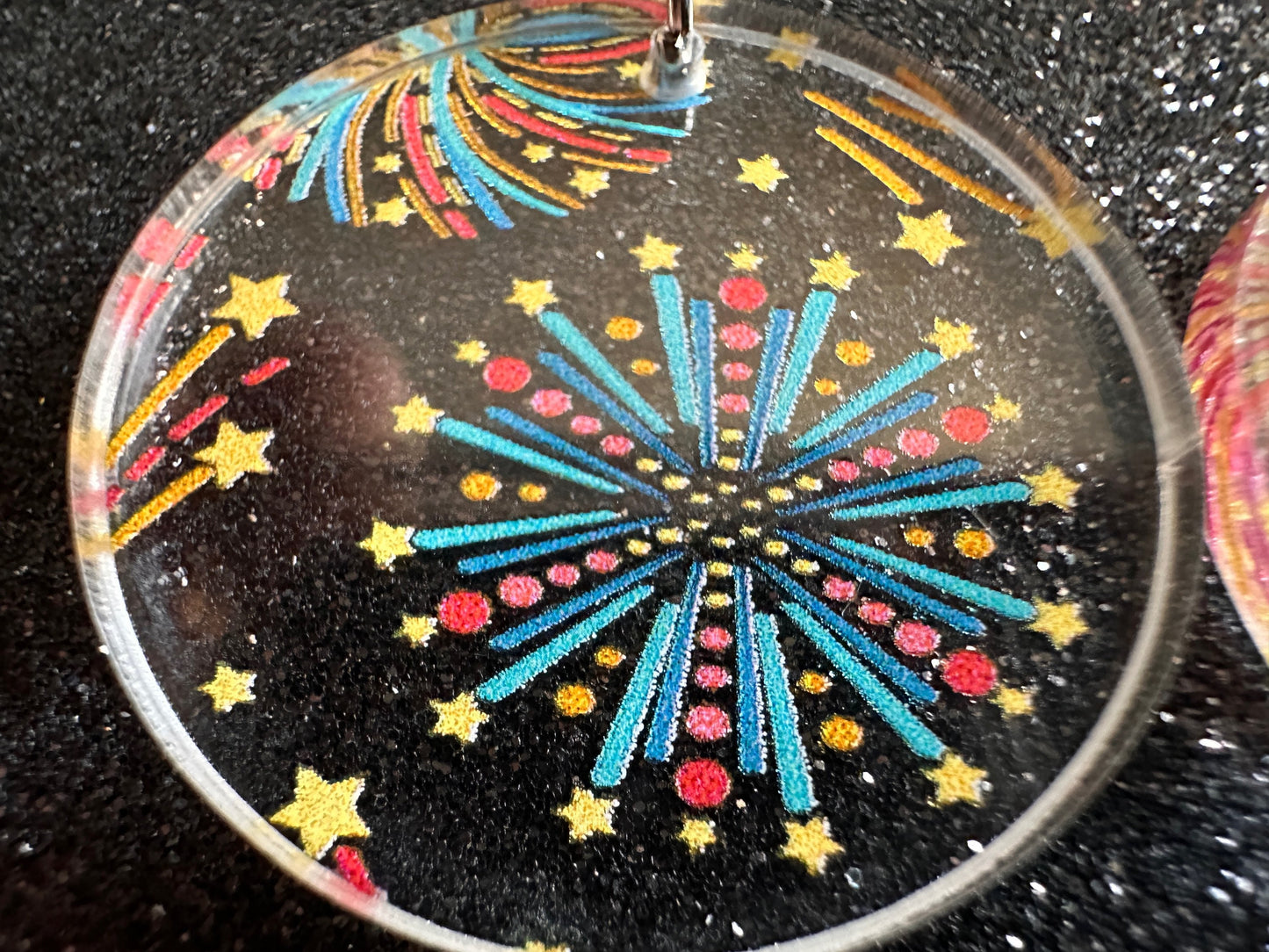 Firework Earrings: Laser Cut Acrylic Earrings, Celebrate, New Year's Eve, July Fourth, NYE, Party, Festive, Best Gifts for Her/Him/Them