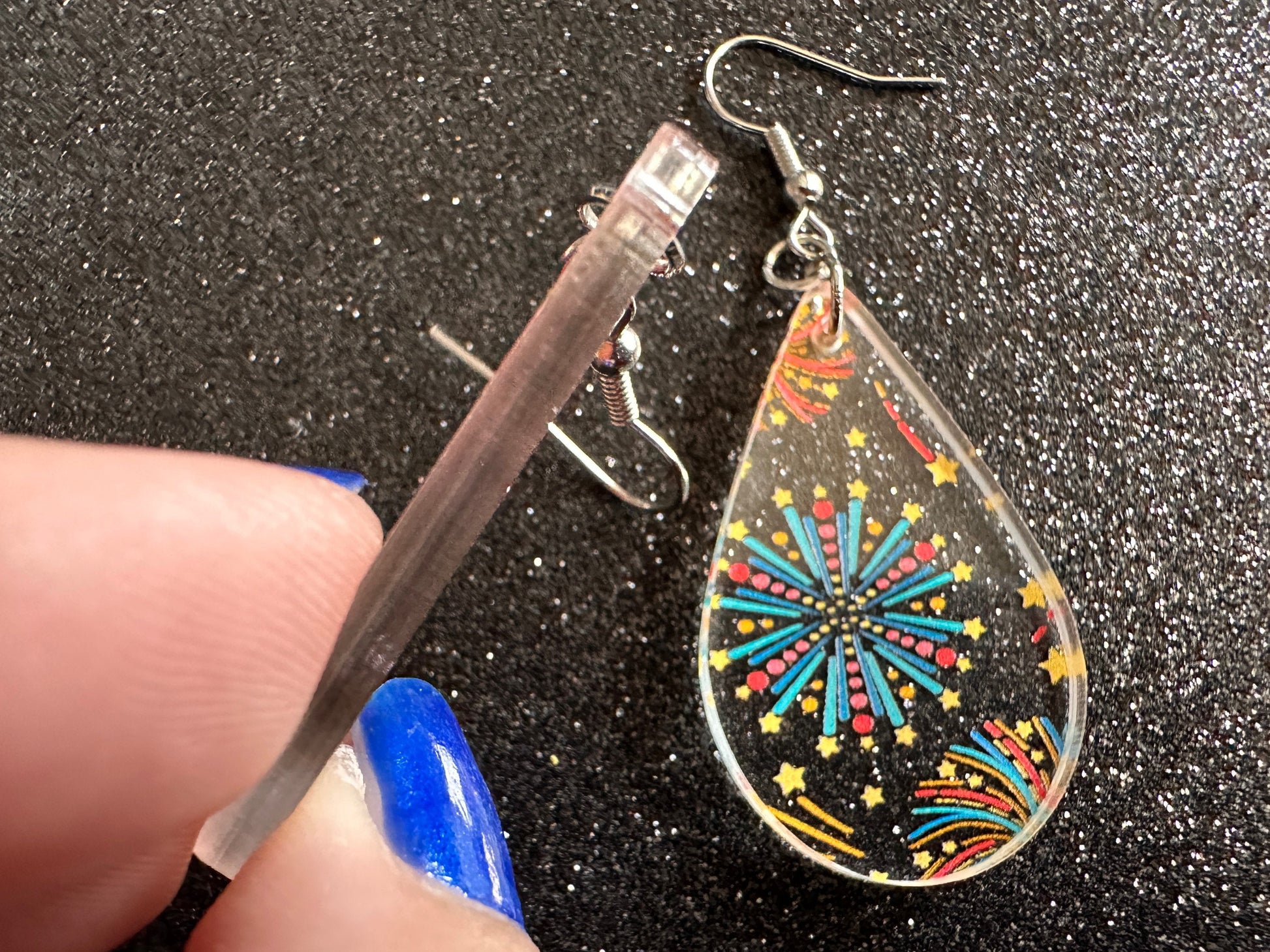 Firework Earrings: Laser Cut Acrylic Earrings, Celebrate, New Year's Eve, July Fourth, NYE, Party, Festive, Best Gifts for Her/Him/Them