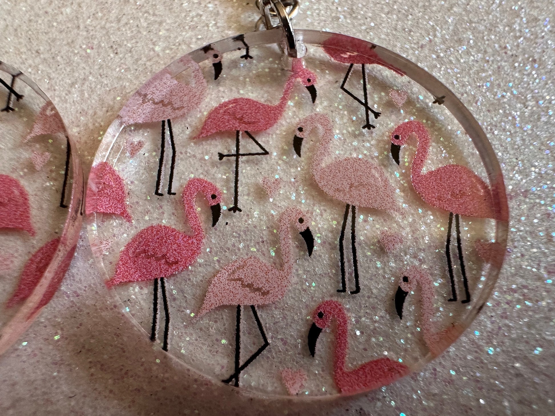 Flamingo Earrings: Laser Cut Acrylic Flamingos, Think Pink, Flamboyant, Animals, Birds, Feathers, Zoology, Best Gifts for Her/Him/Them