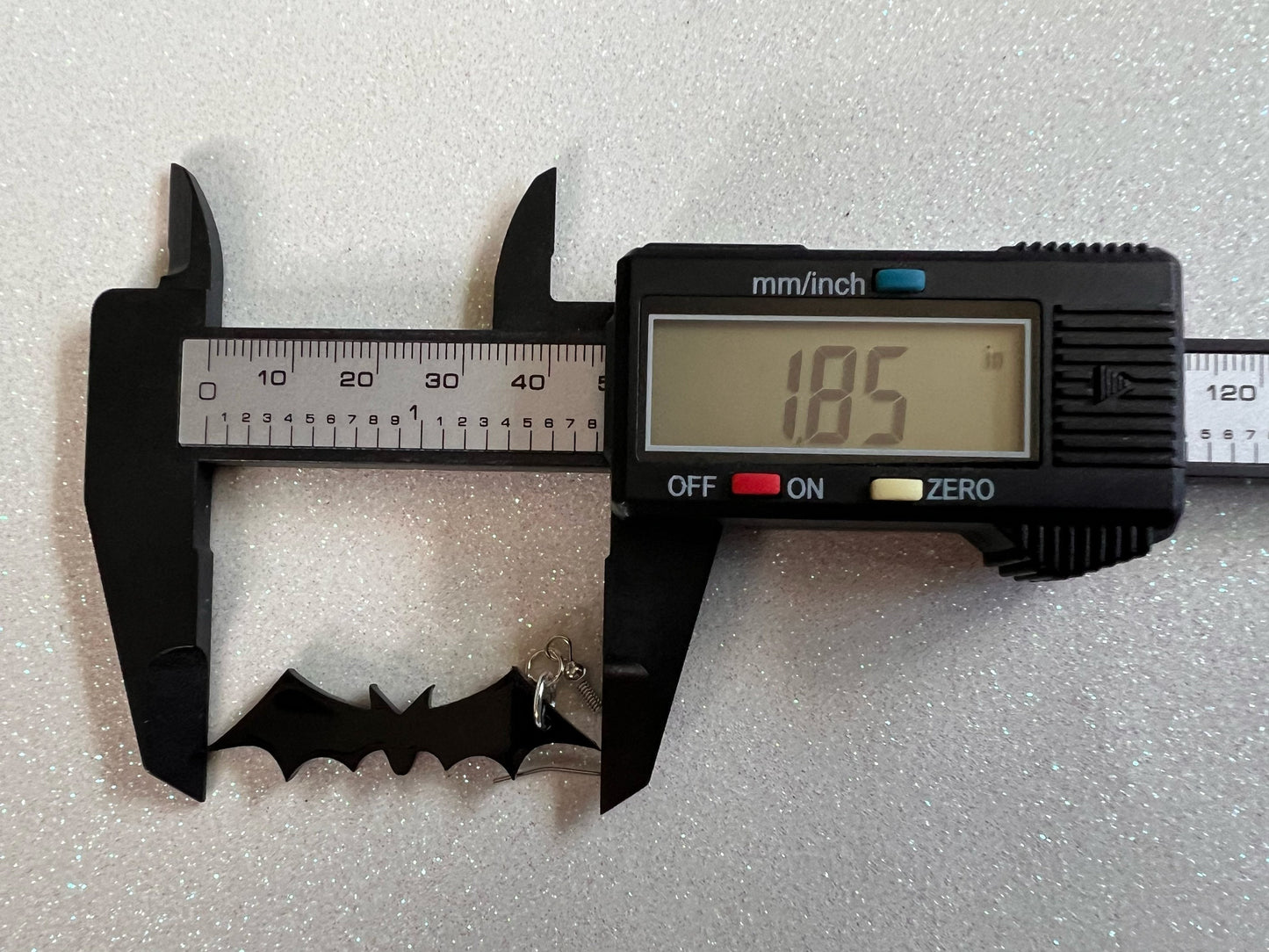 Flying Bat Earrings: Laser Cut Acrylic Bats, Halloween, Magic, Spooky, Black Bats, Vamp, Vampire, Best Gifts for Her/Him/Them