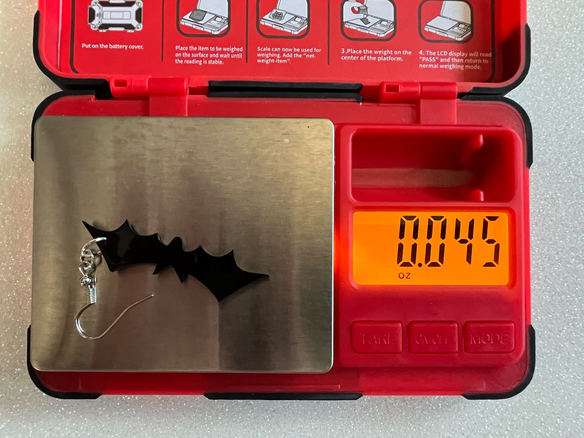 Flying Bat Earrings: Laser Cut Acrylic Bats, Halloween, Magic, Spooky, Black Bats, Vamp, Vampire, Best Gifts for Her/Him/Them