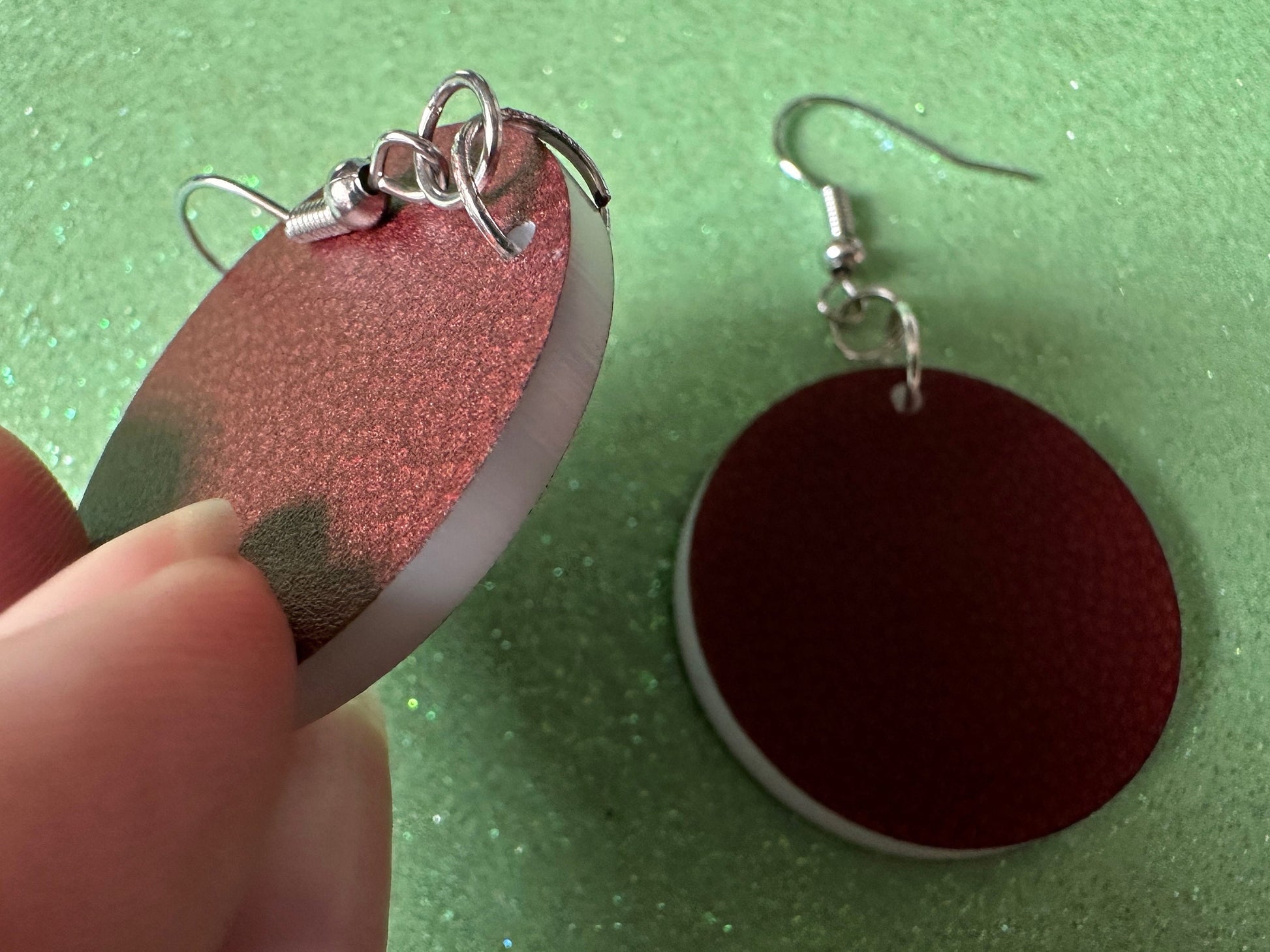 Football Earrings: Laser Cut Acrylic Football Balls, American Football, Sports, NFL, Tailgate, Team, Sport, Best Gifts for Her/Him/Them