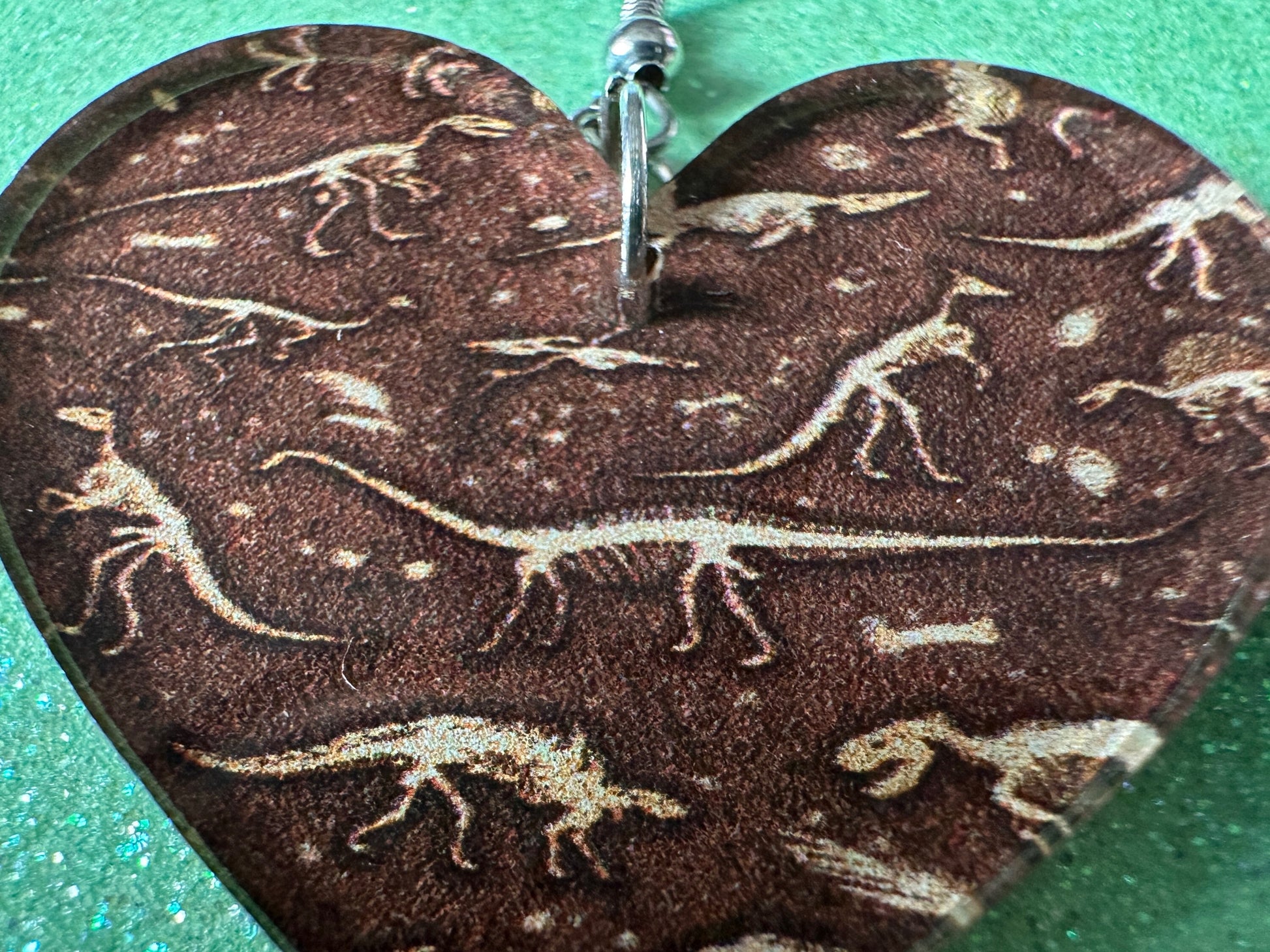 Fossil Earrings: Laser Cut Acrylic Dinosaur Fossils, Jurassic Park, Science, History, Archeologist, Paleontologist, Gifts for Her/Him/Them