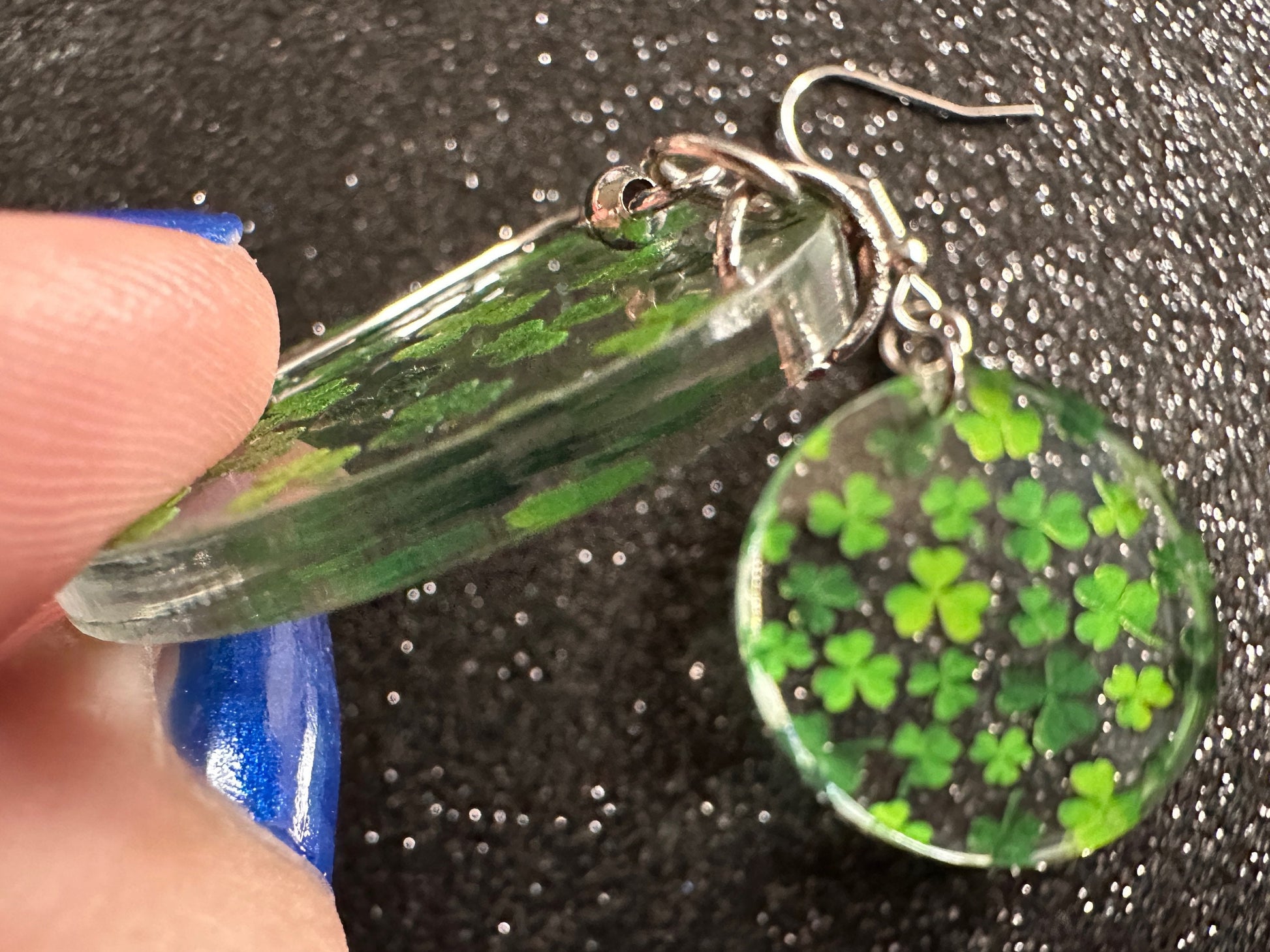 Four Leaf Clover Earrings: Laser Cut Acrylic Earrings, St. Patrick's Day, Green Earrings, Leprechaun, Irish, Best Gifts for Her/Him/Them