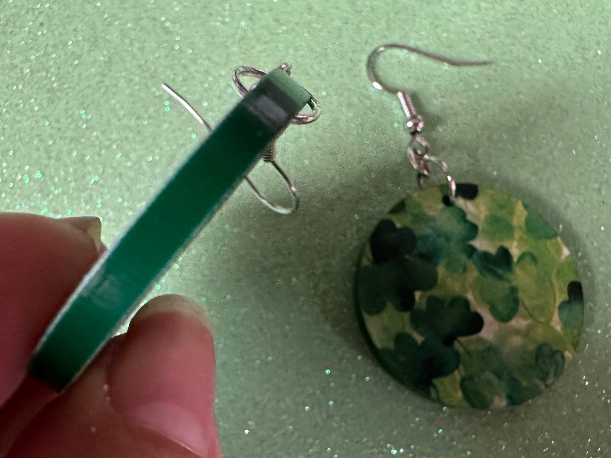 Four Leaf Clover Earrings: Laser Cut Acrylic Earrings, St. Patrick's Day, Green Earrings, Leprechaun, Irish, Best Gifts for Her/Him/Them