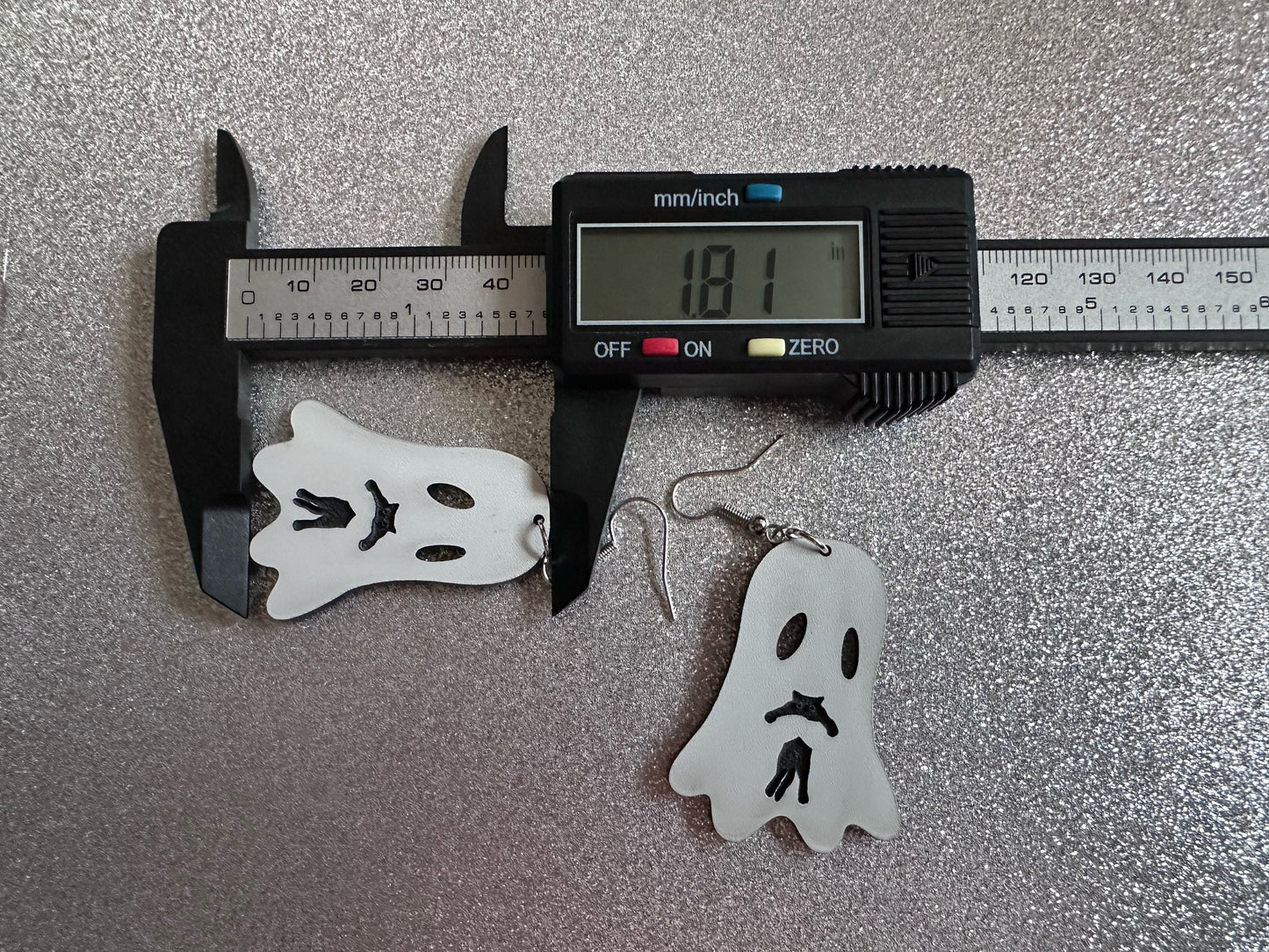 Ghost Holding Cat Earrings: Laser Cut Acrylic Ghosts with Cats, Kitten, Black Cat, Halloween, Scary, Spooky, Best Gifts for Her/Him/Them