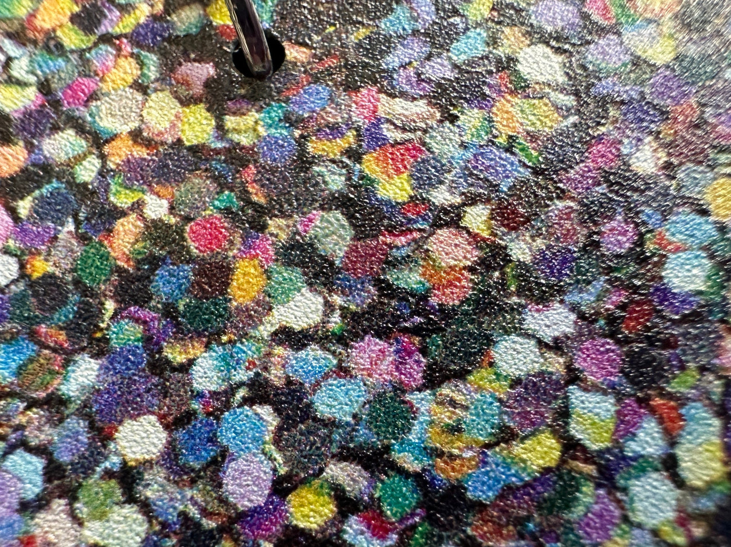 Glitter Print Heart Earrings: Laser Cut Acrylic Hearts, Festive, Colorful, Rainbow, Pride, Colorful, Faux Sparkle, Gifts for Her/Him/Them