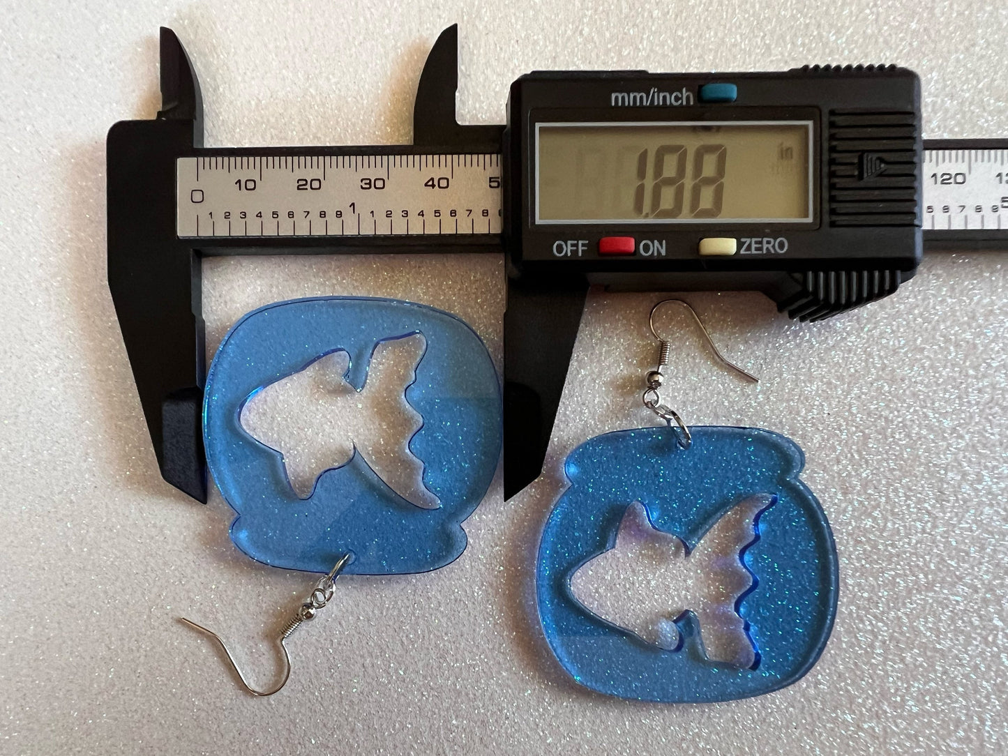 Goldfish Earrings: Laser Cut Acrylic Fishbowl, Gold Fish Bowl, Aquarium, Animals, Minimalist, Fishes, Best Gifts for Her/Him/Them
