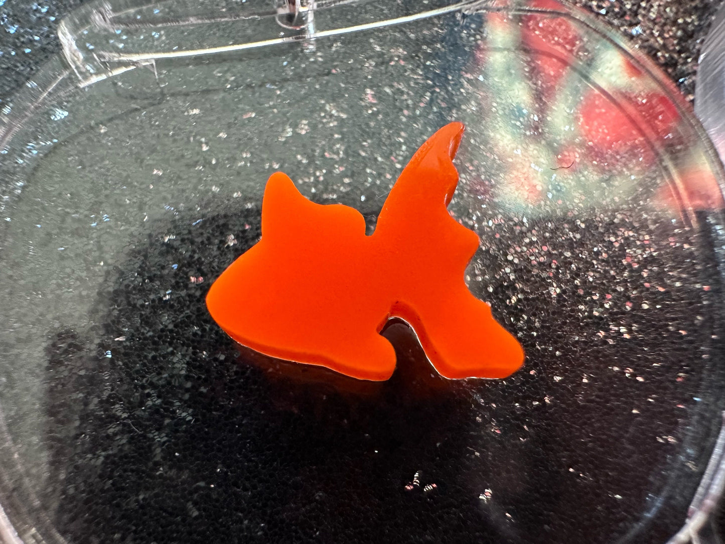 Goldfish in a Fishbowl Earrings: Laser Cut Acrylic Fish, Fishbowl, Aquarium, Fish, Pet, Animals, Orange Fishes, Best Gifts for Her/Him/Them