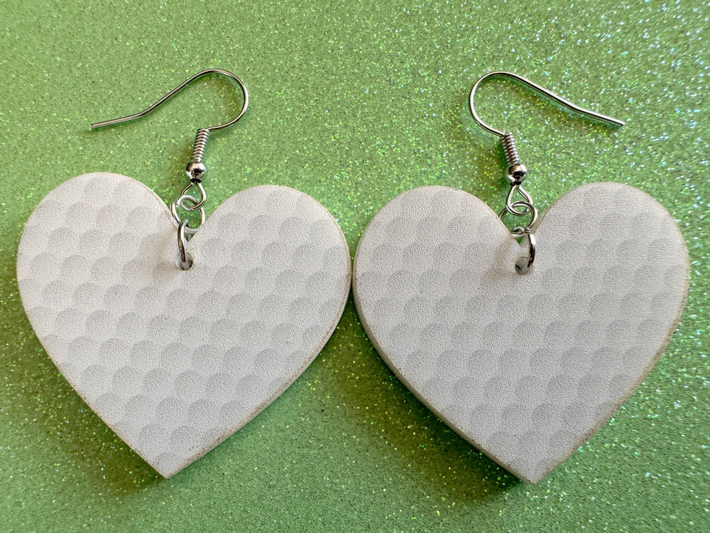Golf Earrings: Laser Cut Acrylic Golf Print Earrings, Sports, Golfer, Golfing, Golf Balls, Retirement, Sport, Best Gifts for Her/Him/Them