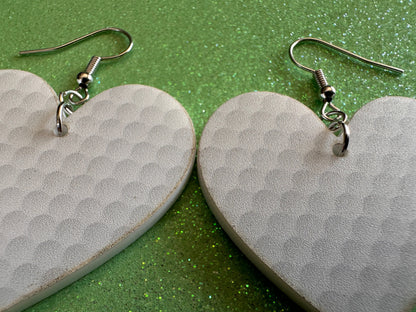 Golf Earrings: Laser Cut Acrylic Golf Print Earrings, Sports, Golfer, Golfing, Golf Balls, Retirement, Sport, Best Gifts for Her/Him/Them