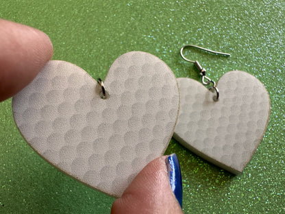 Golf Earrings: Laser Cut Acrylic Golf Print Earrings, Sports, Golfer, Golfing, Golf Balls, Retirement, Sport, Best Gifts for Her/Him/Them