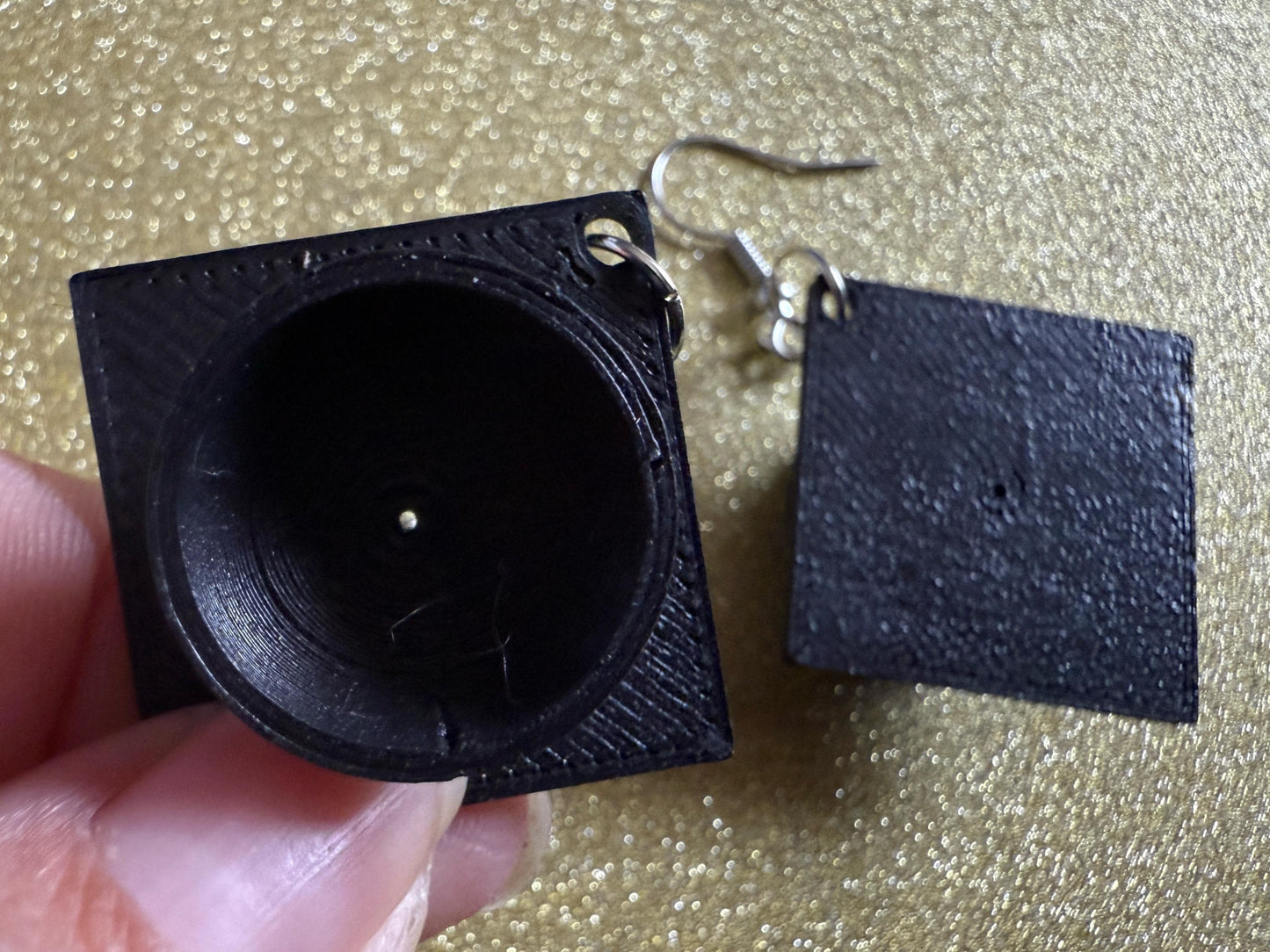 Graduation Hat Earrings: 3D Printed Earrings, Teacher, Student, Education, Graduate, High School, University, Best Gifts for Her/Him/Them
