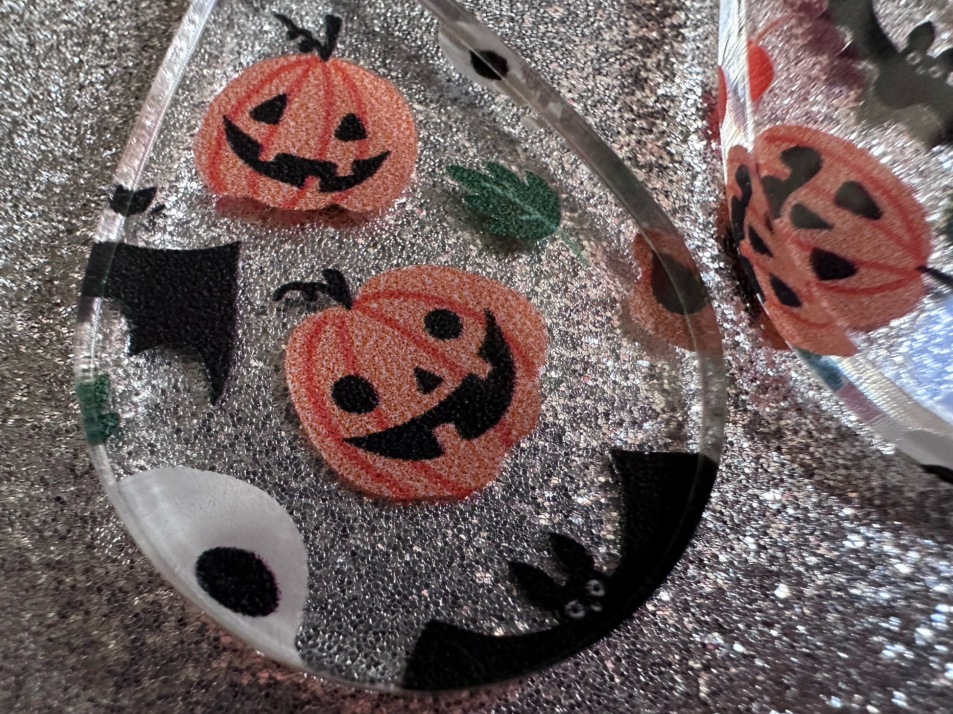 Halloween Earrings: Laser Cut Acrylic Pumpkins, Bats, Skulls, Skeletons, Fall Leaves, Spooky, Autumn, Spooky, Best Gifts for Her/Him/Them
