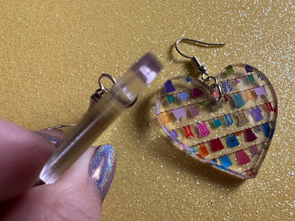 Hanging Clothes Earrings: Laser Cut Acrylic Laundry Earrings, Novelty, Clothese, Underwear, Shirts, Wash, Fun, Best Gifts for Her/Him/Them