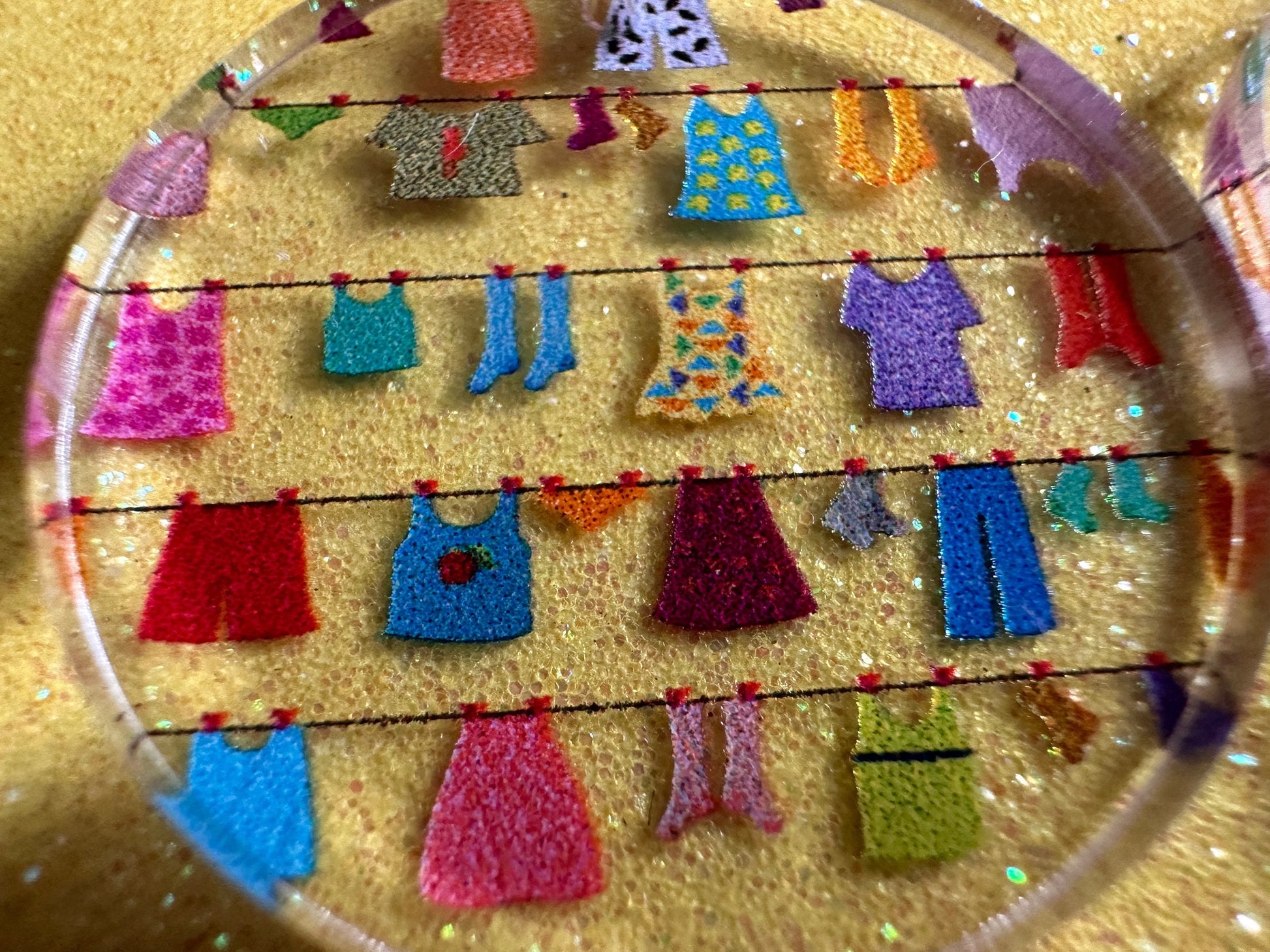 Hanging Clothes Earrings: Laser Cut Acrylic Laundry Earrings, Novelty, Clothese, Underwear, Shirts, Wash, Fun, Best Gifts for Her/Him/Them