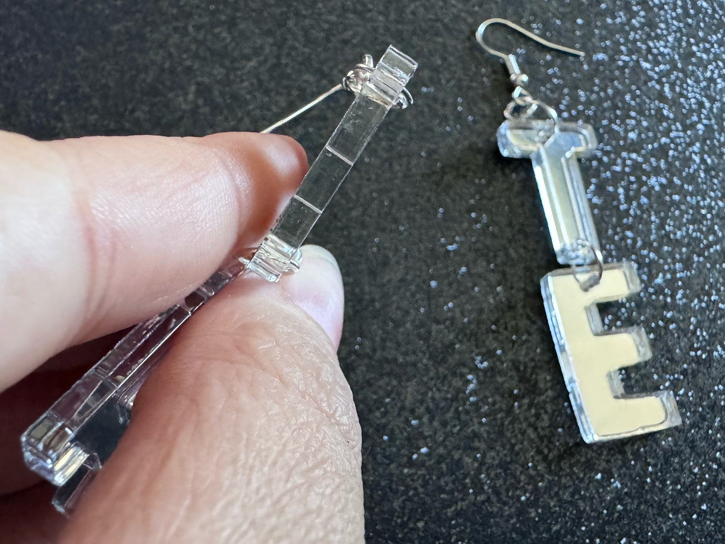 Hate Earrings: Laser Cut Words, Gag Gift, BFFS, Best Friend Gift, Girlfriends, Funny Bachelorette, Anniversary, Best Gifts for Her/Him/Them