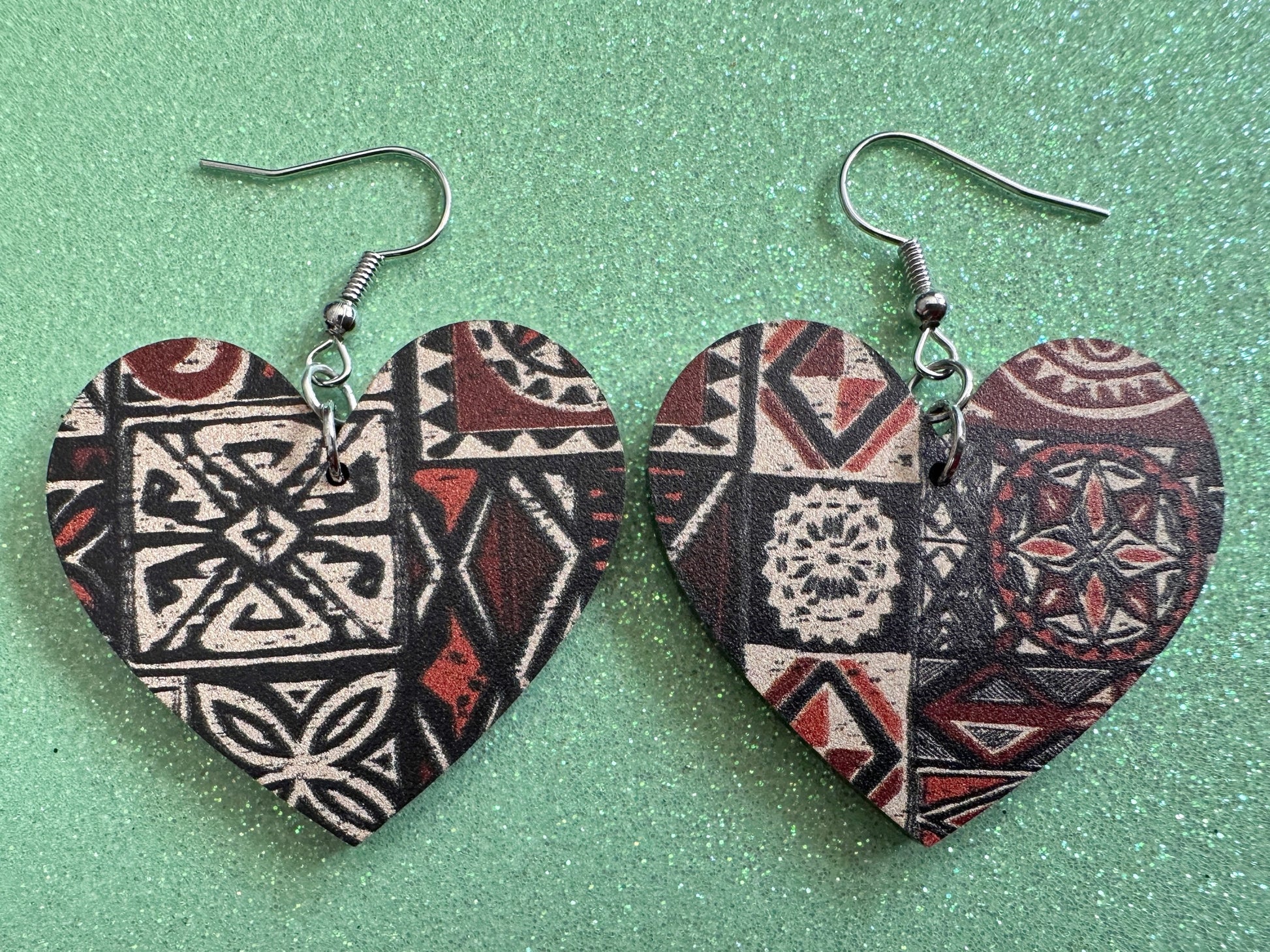 Hawaiian Earrings: Laser Cut Acrylic Polynesian Pattern, Traditional, Indigenous, Island, Native, Cultural, Hawaii, Gifts for Her/Him/Them