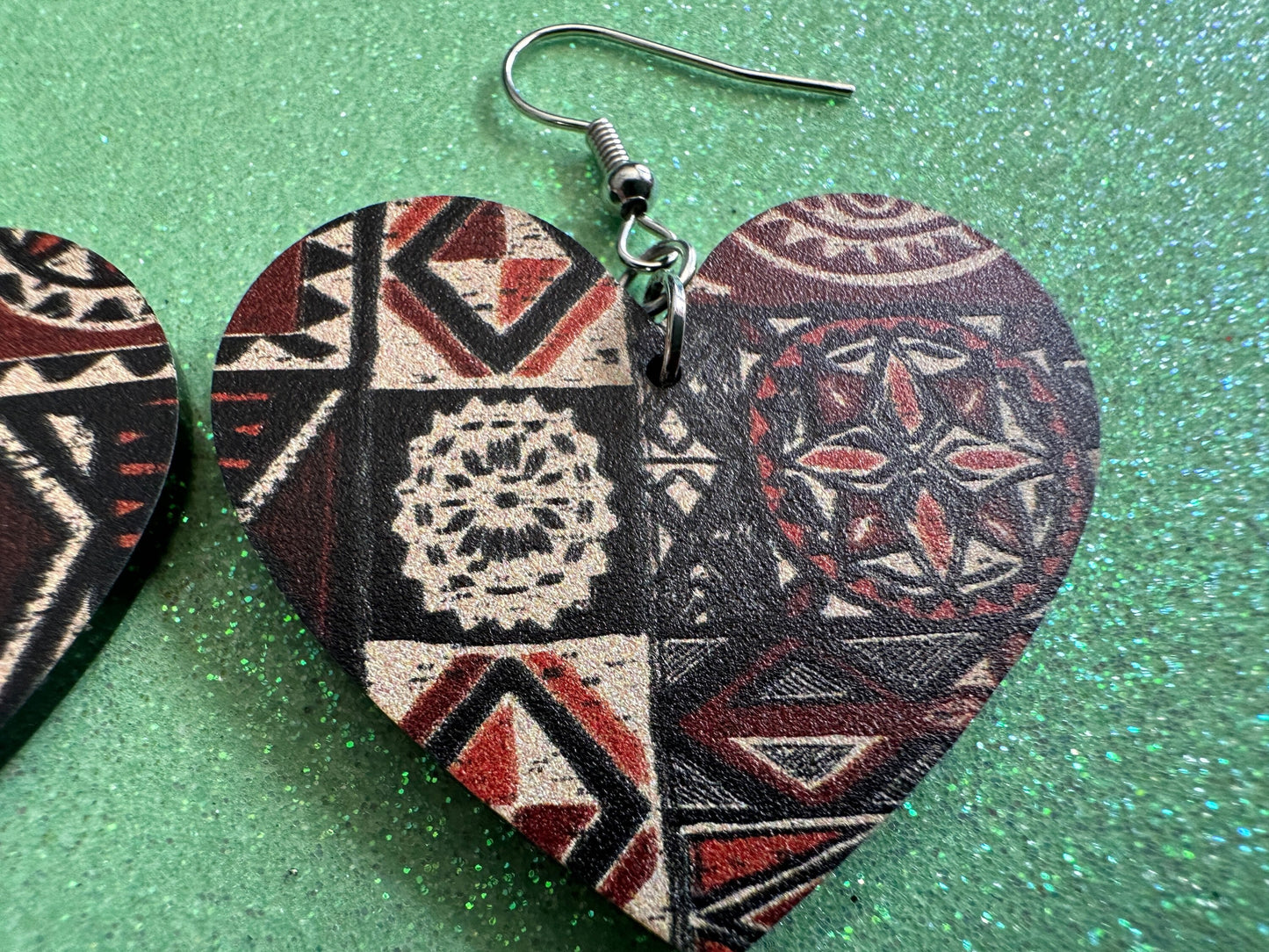 Hawaiian Earrings: Laser Cut Acrylic Polynesian Pattern, Traditional, Indigenous, Island, Native, Cultural, Hawaii, Gifts for Her/Him/Them