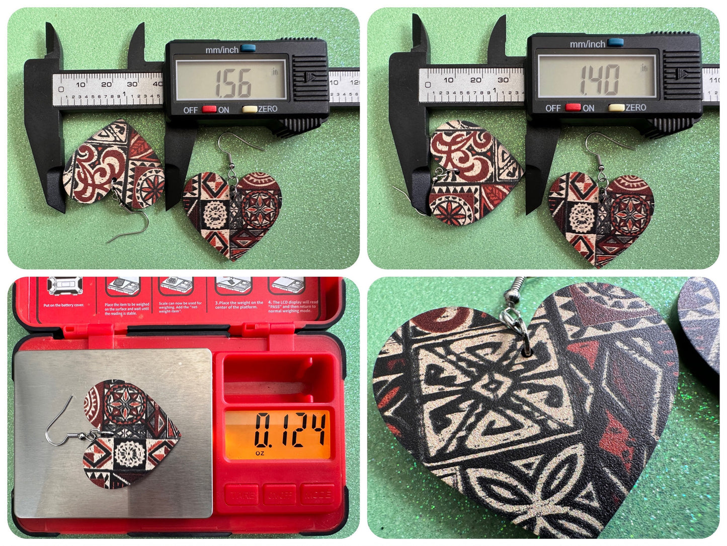 Hawaiian Earrings: Laser Cut Acrylic Polynesian Pattern, Traditional, Indigenous, Island, Native, Cultural, Hawaii, Gifts for Her/Him/Them