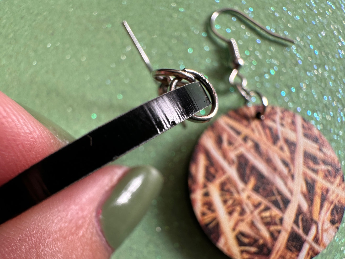 Hay Earrings: Laser Cut Acrylic Hay Earrings, Hay Print, Farm, Stable, Barn, Hay Bale, Fall, Hay Maze, Halloween,Best Gifts for Her/Him/Them