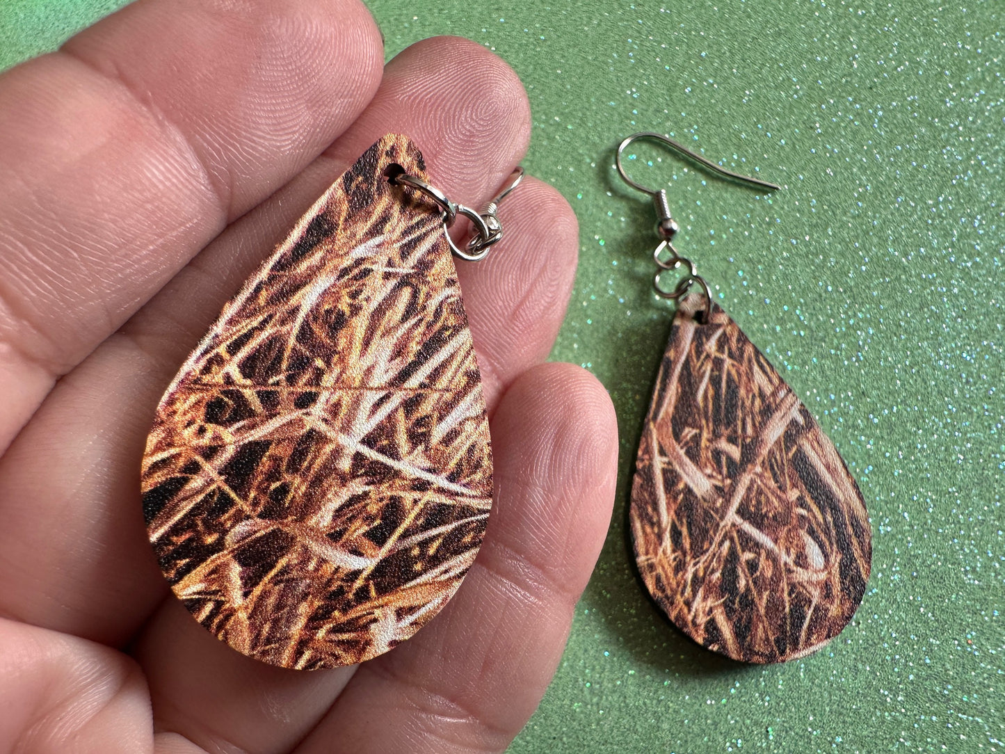 Hay Earrings: Laser Cut Acrylic Hay Earrings, Hay Print, Farm, Stable, Barn, Hay Bale, Fall, Hay Maze, Halloween,Best Gifts for Her/Him/Them
