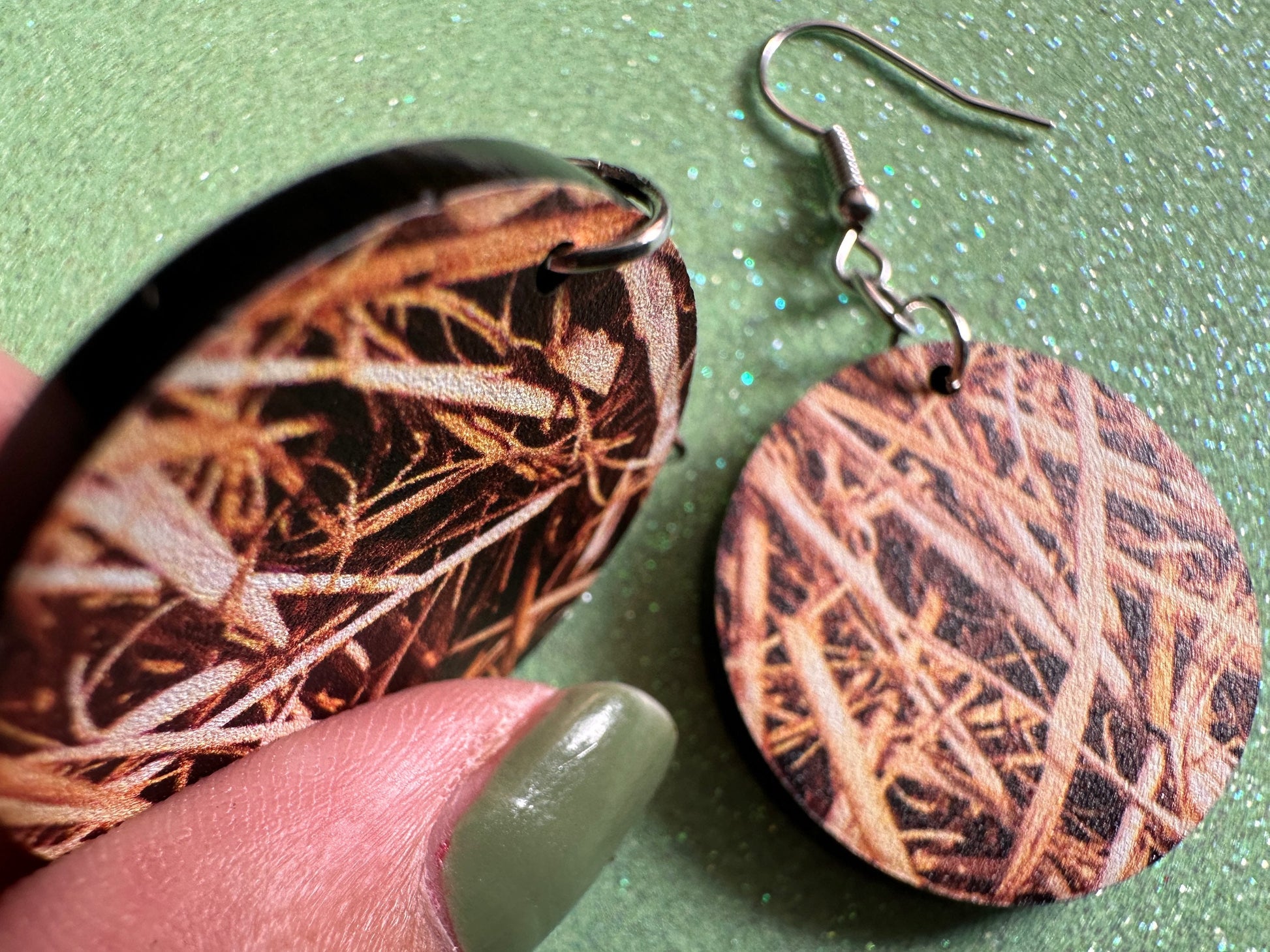Hay Earrings: Laser Cut Acrylic Hay Earrings, Hay Print, Farm, Stable, Barn, Hay Bale, Fall, Hay Maze, Halloween,Best Gifts for Her/Him/Them