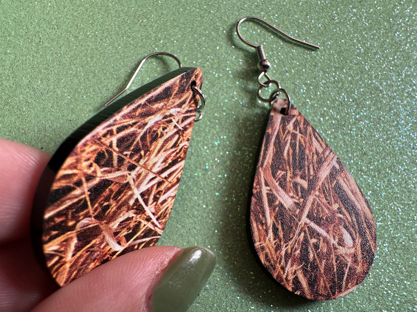 Hay Earrings: Laser Cut Acrylic Hay Earrings, Hay Print, Farm, Stable, Barn, Hay Bale, Fall, Hay Maze, Halloween,Best Gifts for Her/Him/Them