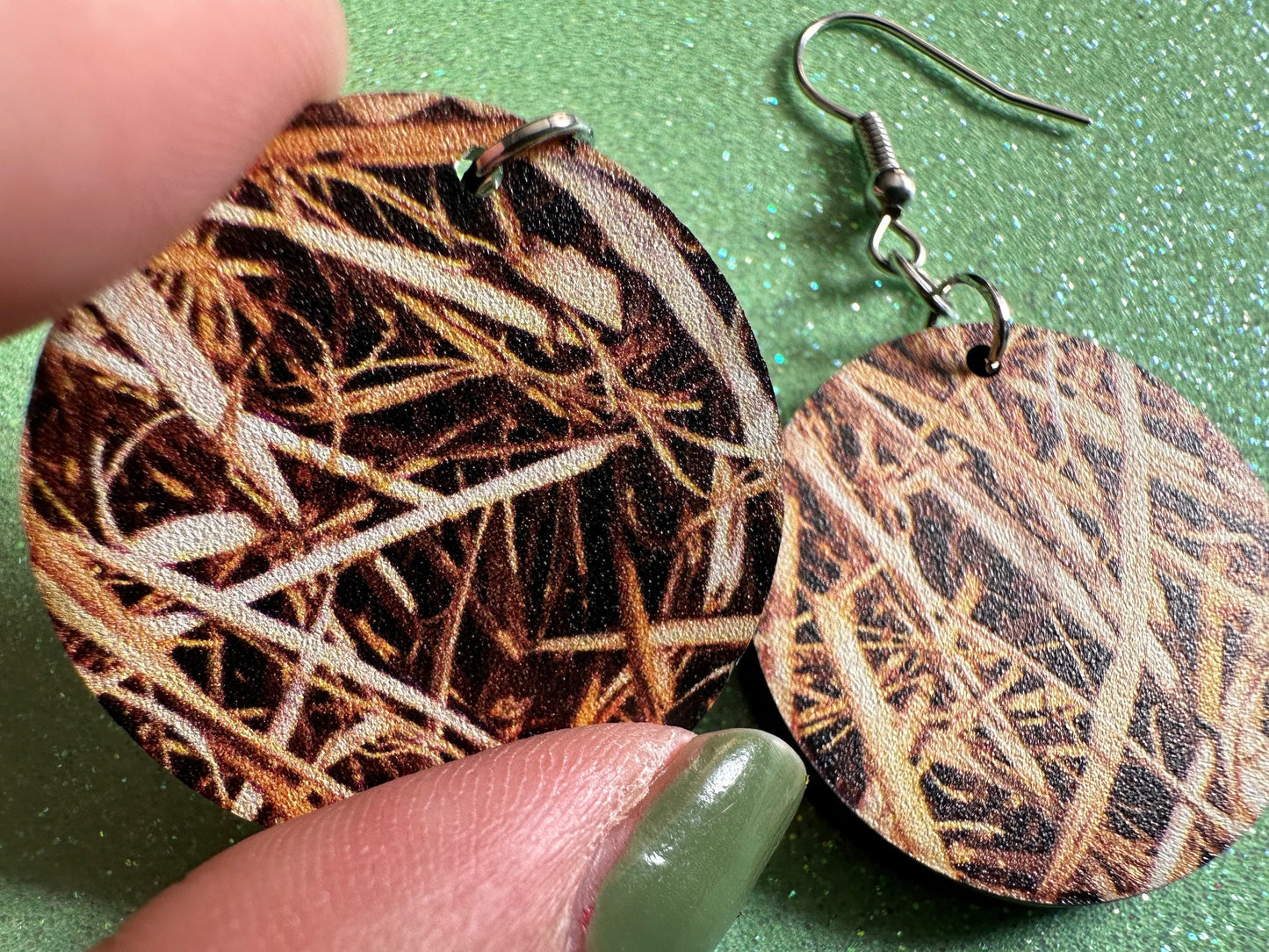 Hay Earrings: Laser Cut Acrylic Hay Earrings, Hay Print, Farm, Stable, Barn, Hay Bale, Fall, Hay Maze, Halloween,Best Gifts for Her/Him/Them